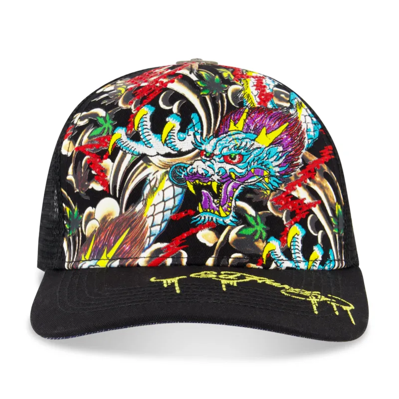 帽子 ed hardy fish rhine stone design cap ed hardy fish rhine stone design cap