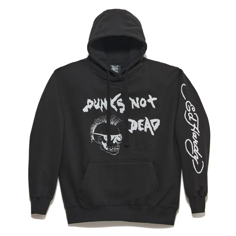 Punks Not Dead Hoodie sold by Ed Hardy
