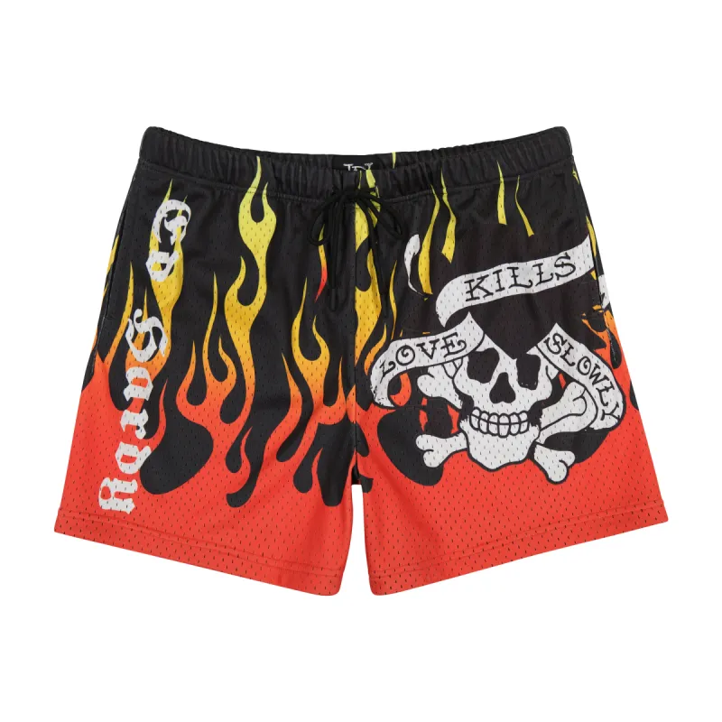Fire LKS Skull Mens Short sold by Ed Hardy