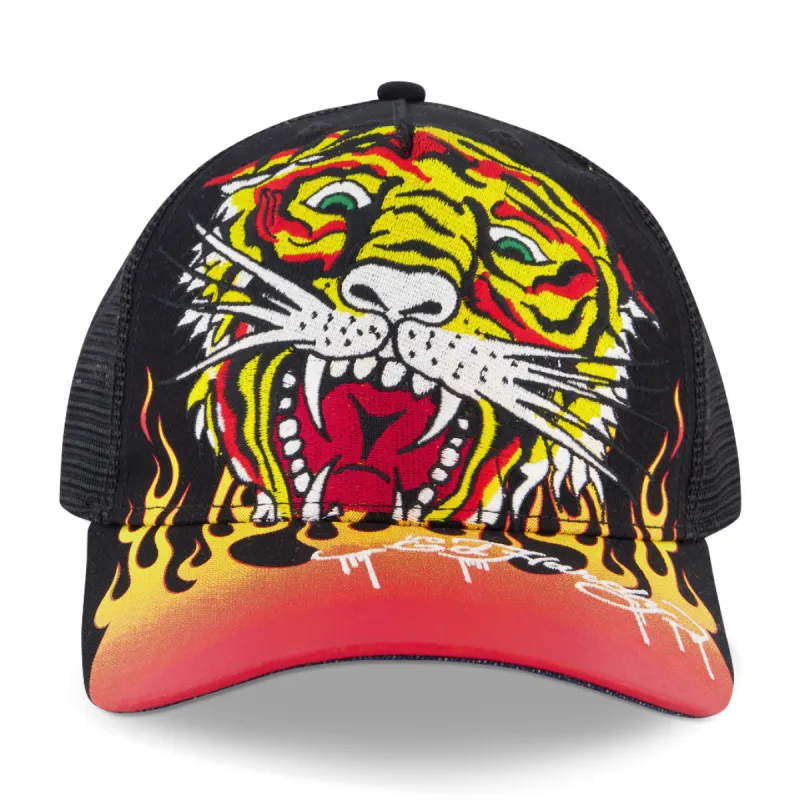 Embroidered Tiger Flame sold by Ed Hardy