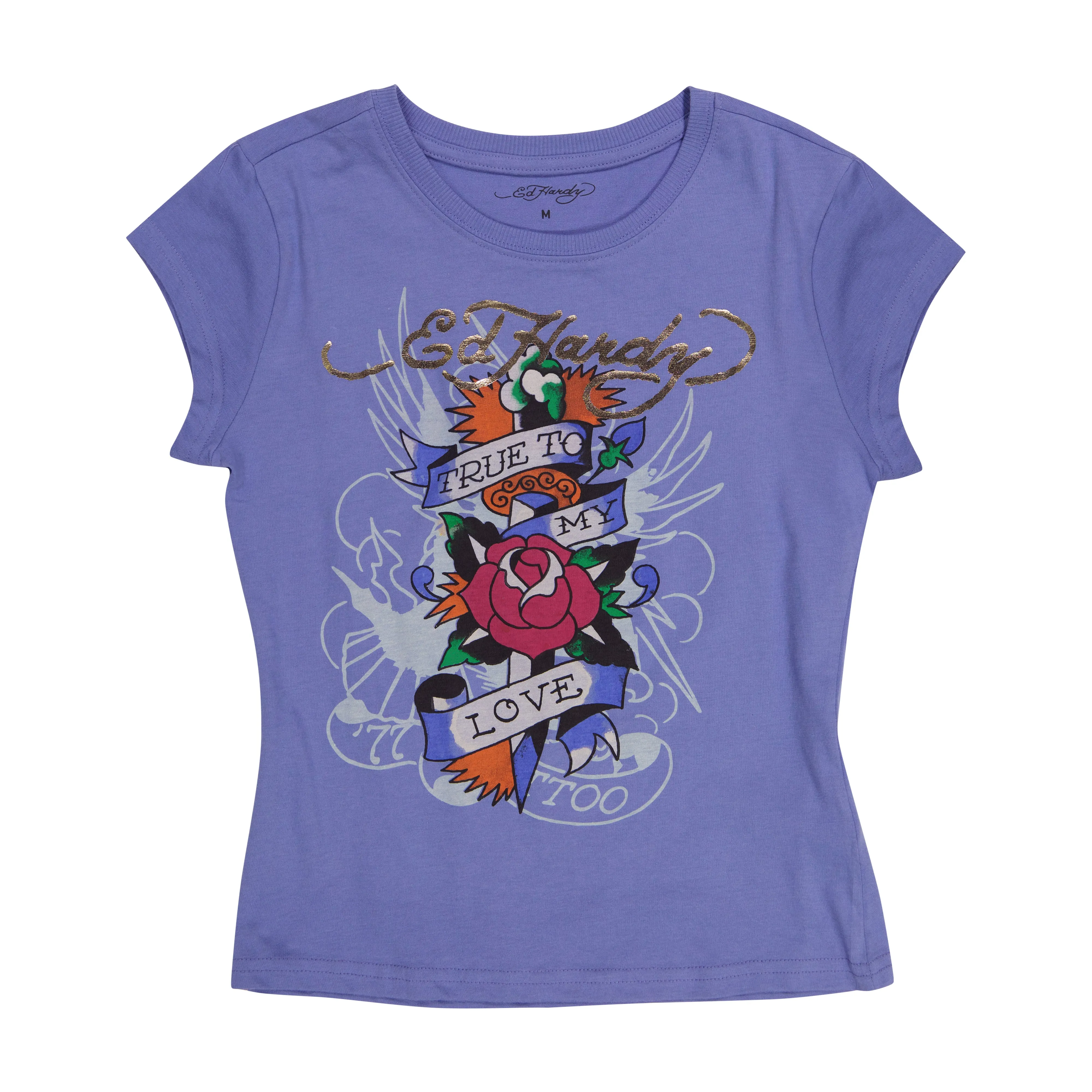 True Love Cap Sleeve Tee sold by Ed Hardy