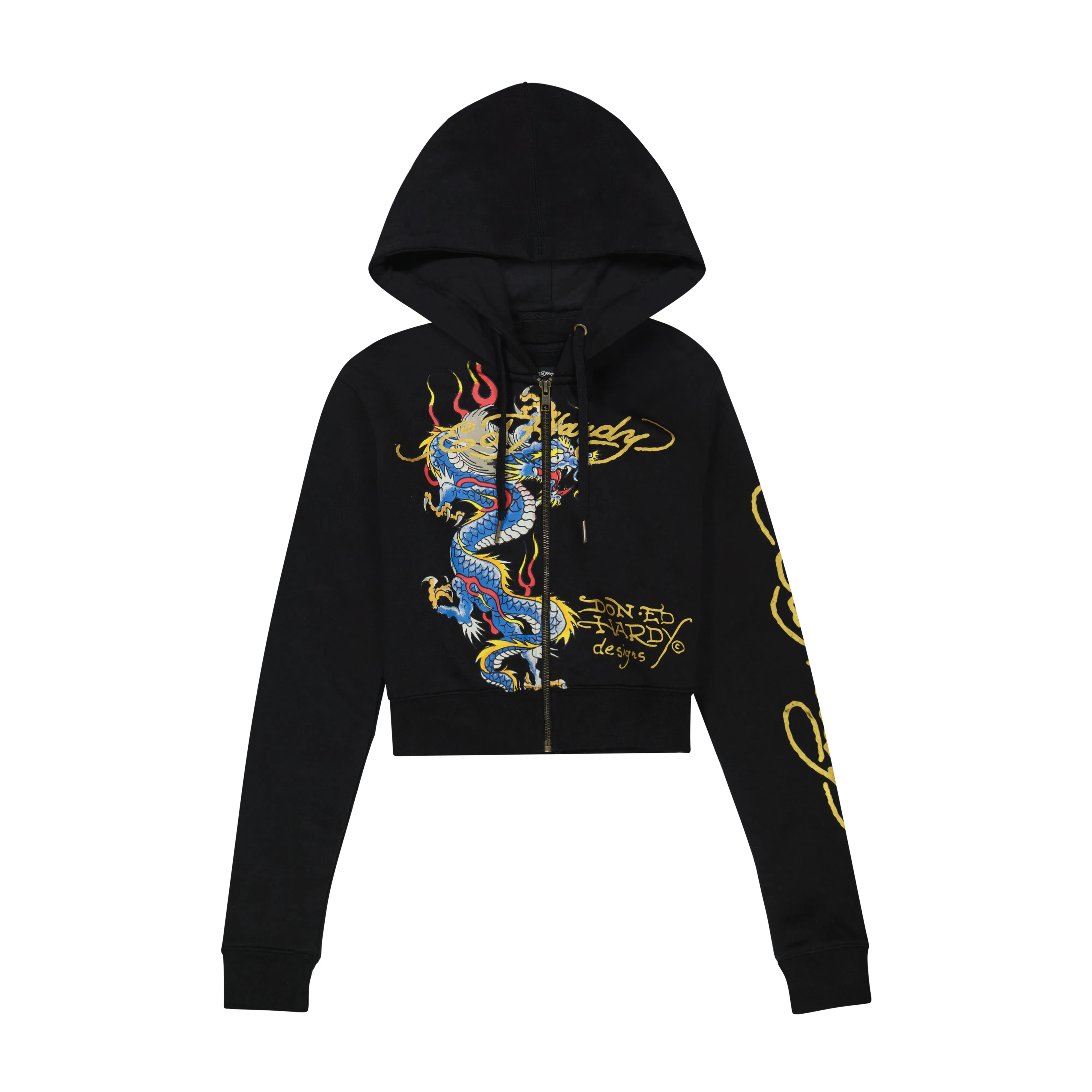 Cropped Dragon Hoodie sold by Ed Hardy