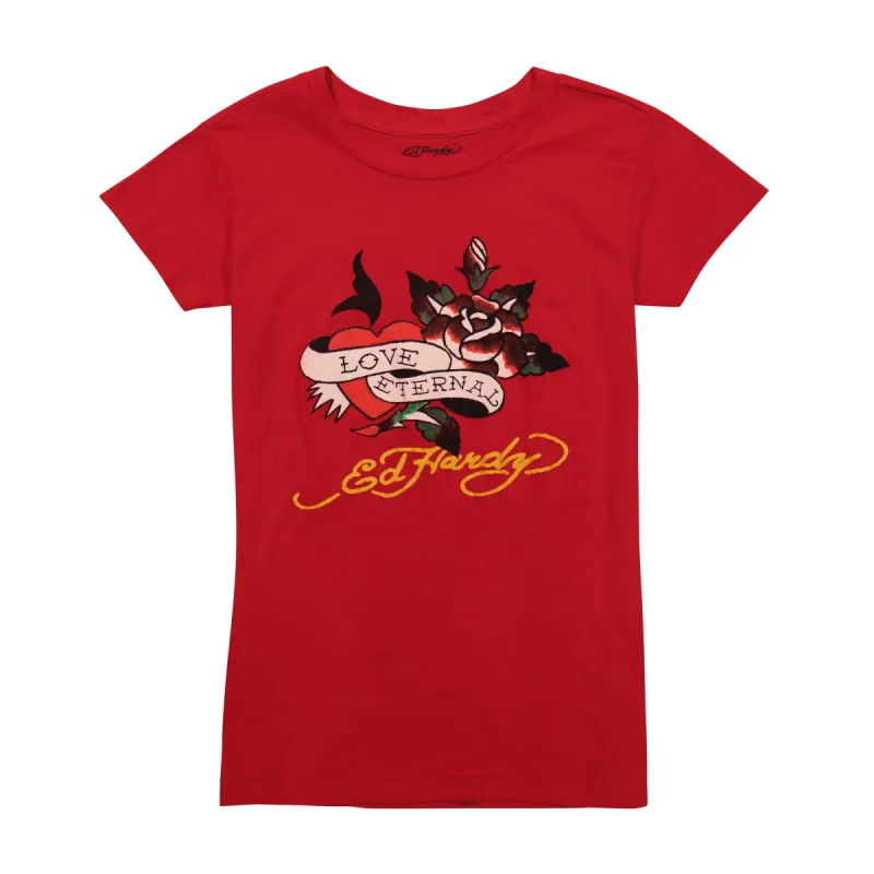 Love Eternal Fitted Tee sold by Ed Hardy