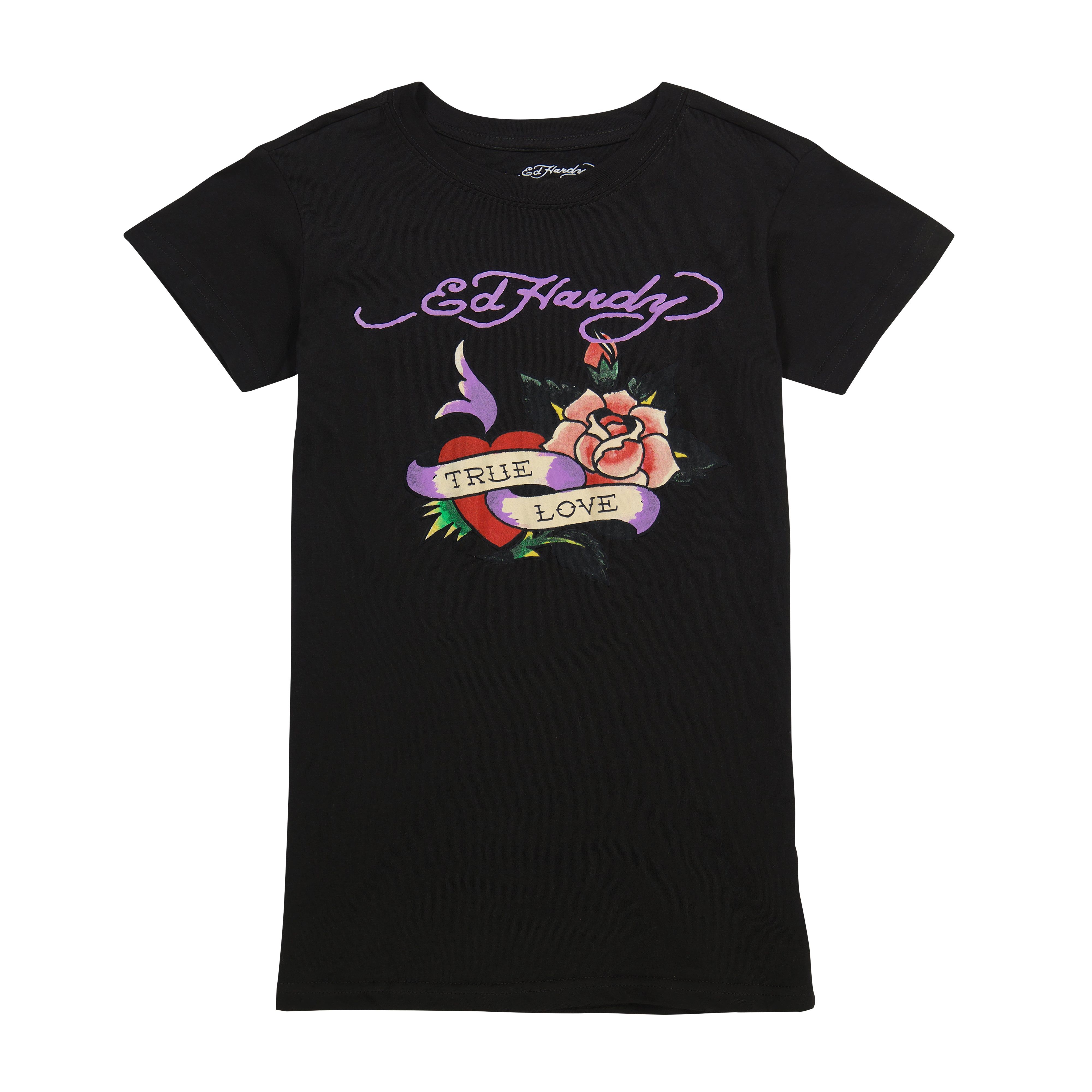 True Love Baby Fitted Tee sold by Ed Hardy