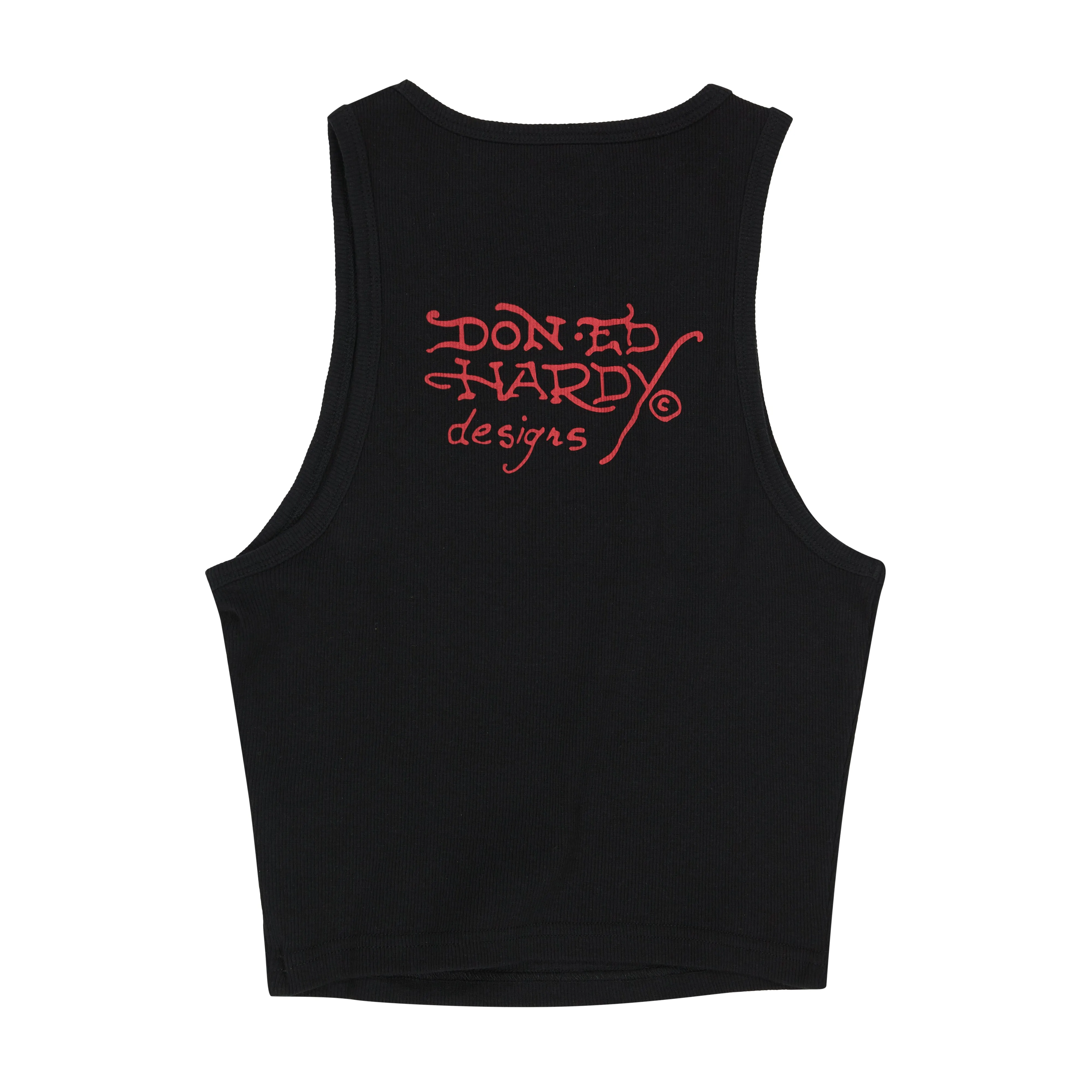 LKS Black Rib Tank Top sold by Ed Hardy product image thumbnail 2