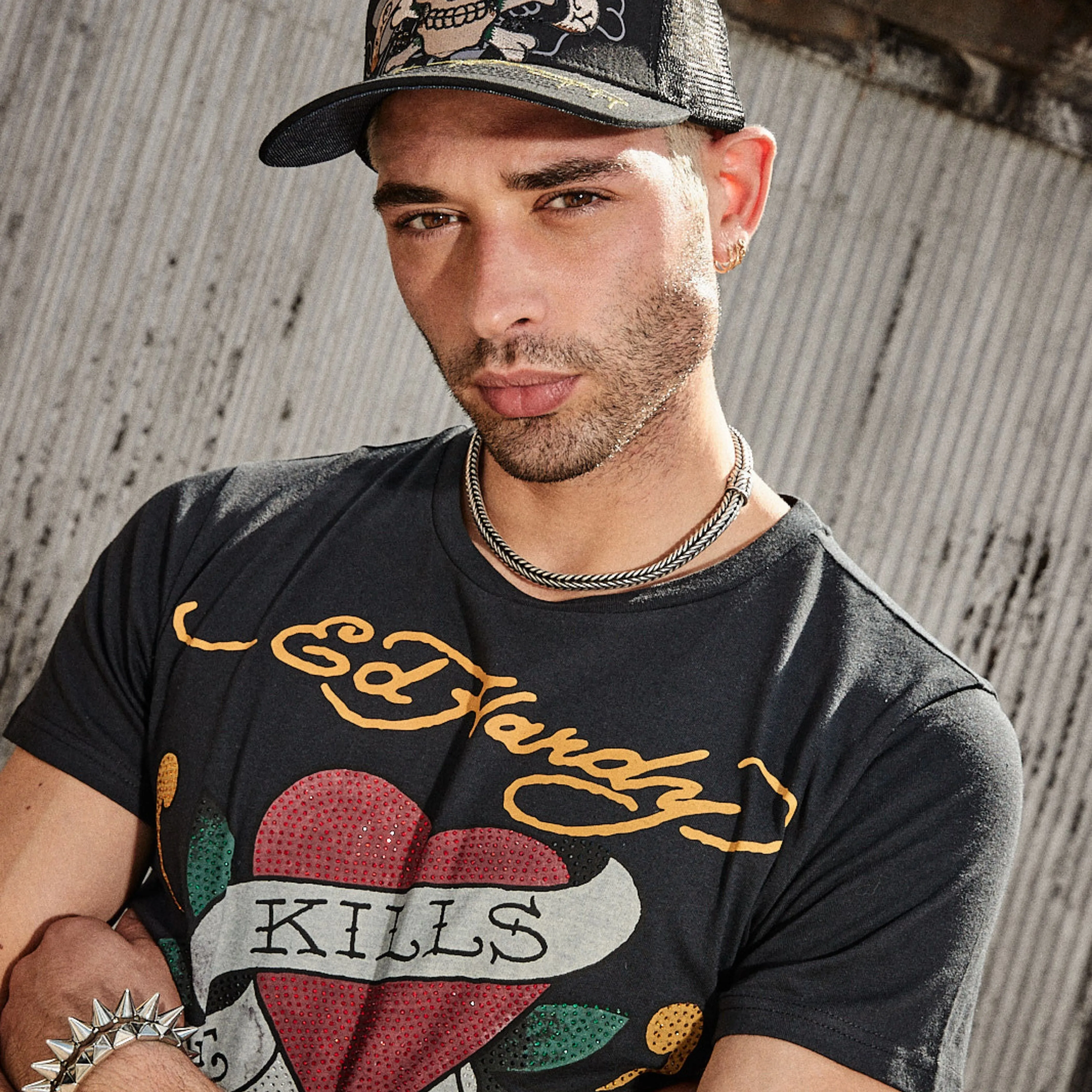 Rhinestone LKS Skull Tee sold by Ed Hardy product image thumbnail 2