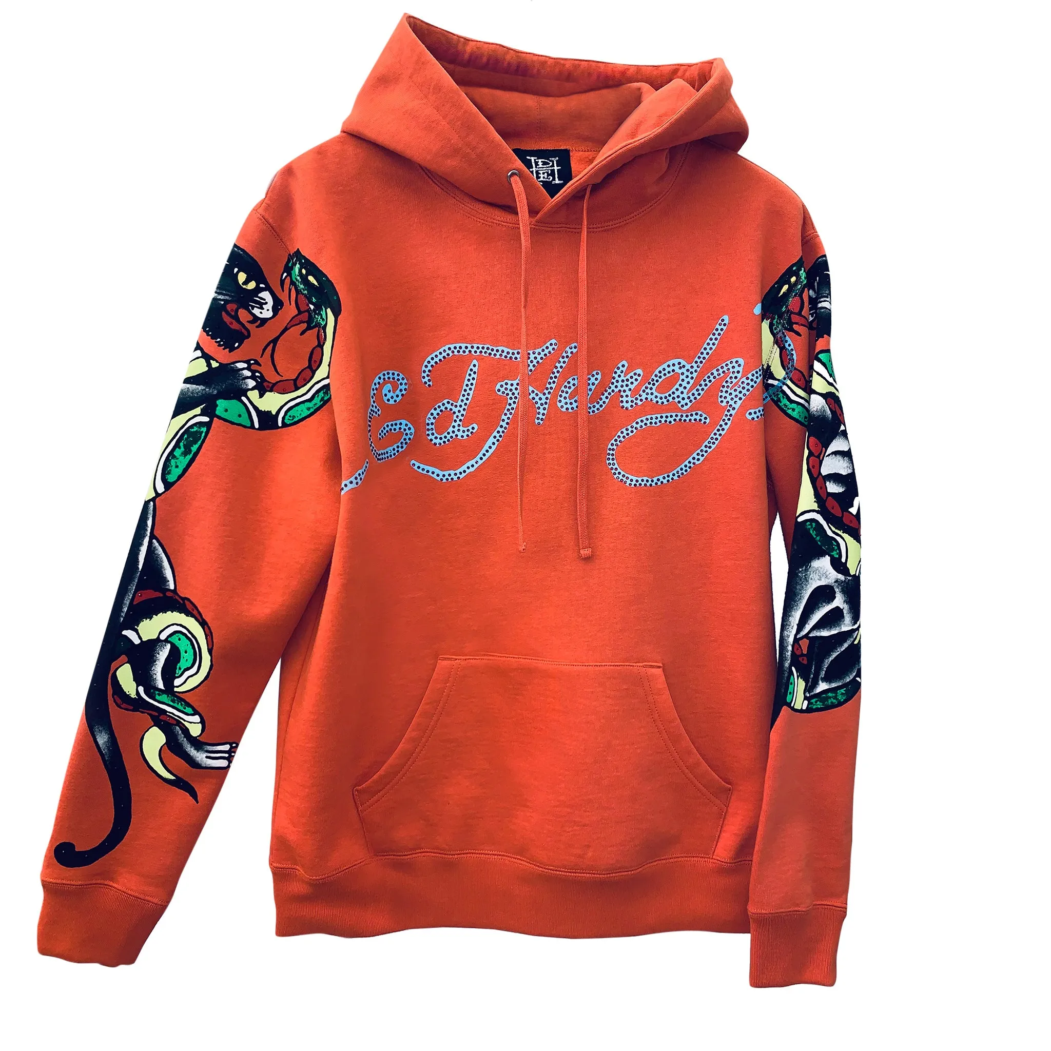 Luxury Rhinestone Panther Snake Hoodie sold by Ed Hardy