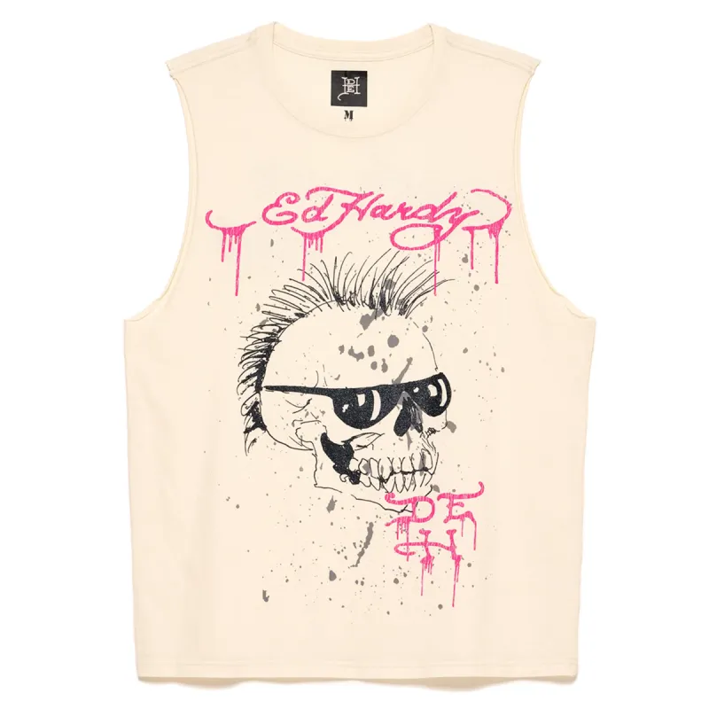 Punk Skull Cut Off Tee sold by Ed Hardy
