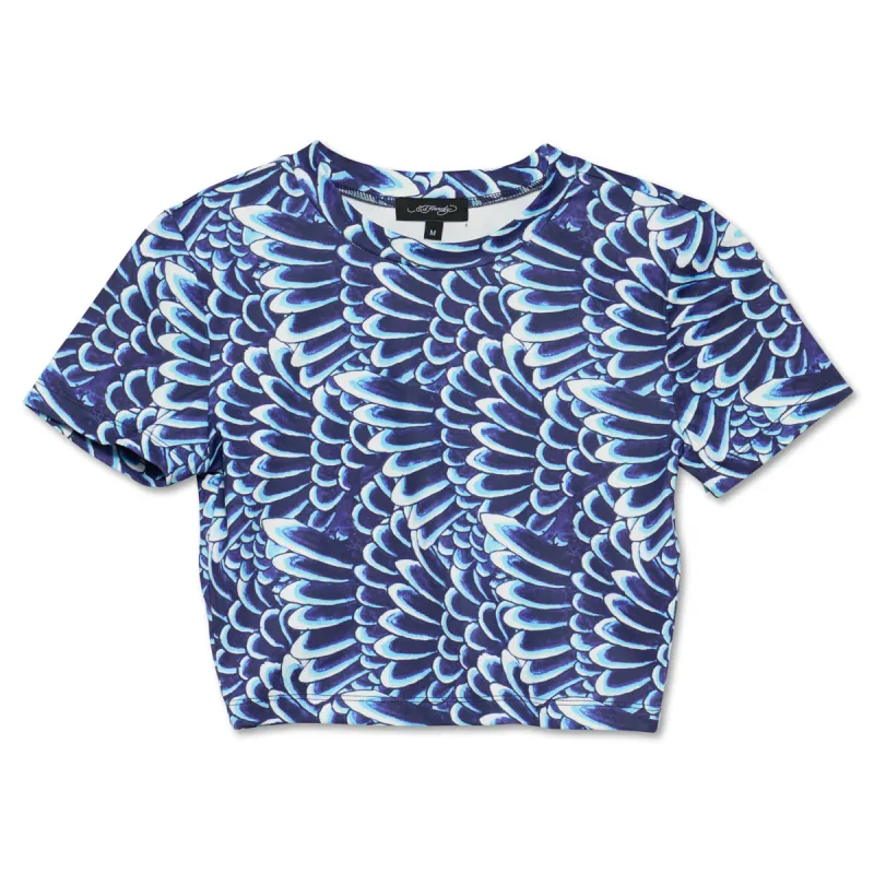 Power Mesh Wings Sport Crew Tee sold by Ed Hardy