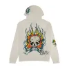 Flame Skull Hoodie sold by Ed Hardy