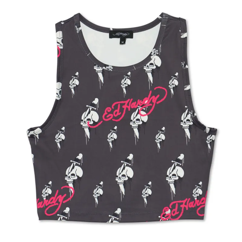 Skull Sport Tank sold by Ed Hardy
