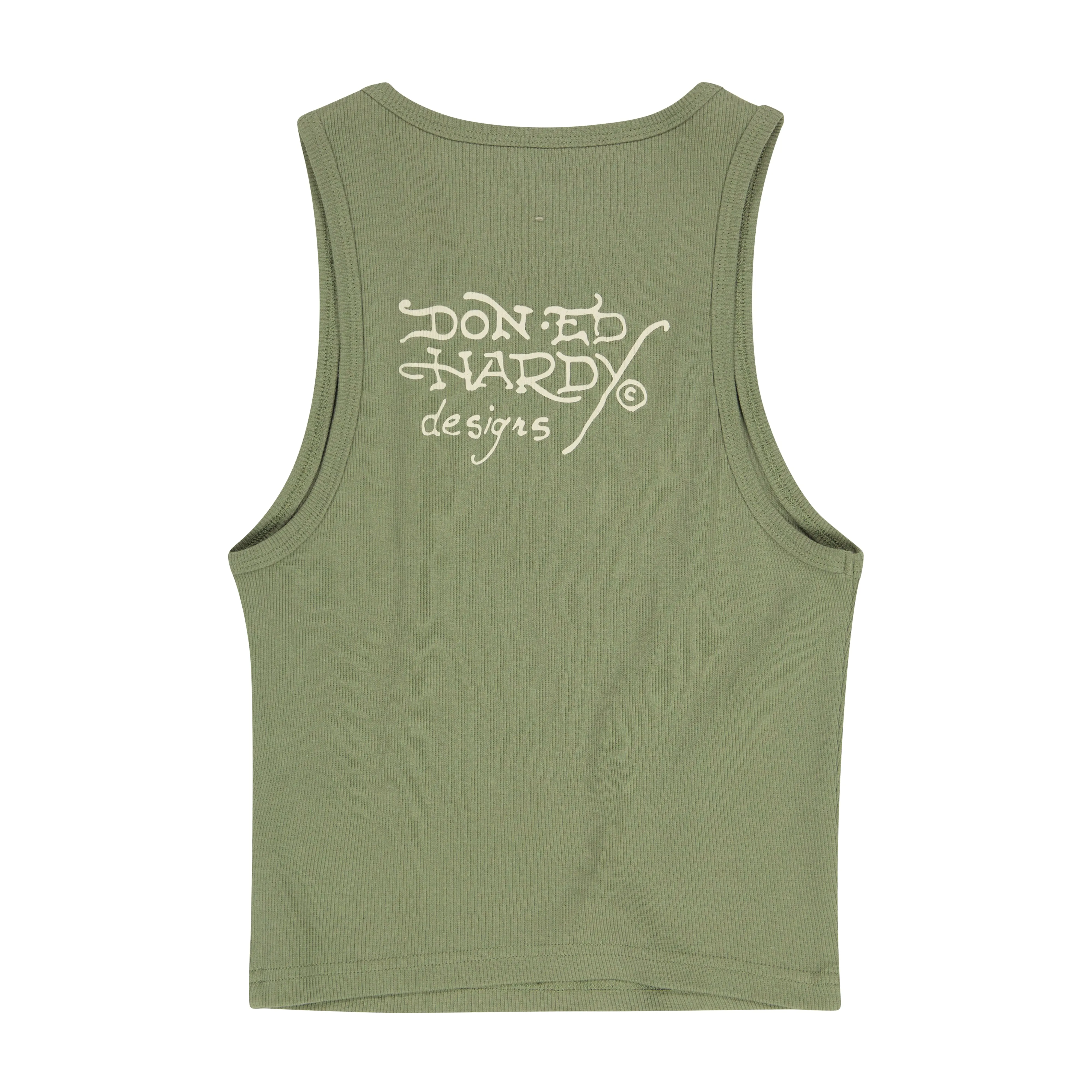 Death Before Dishonor Dagger Rib Tank Top sold by Ed Hardy product image thumbnail 2