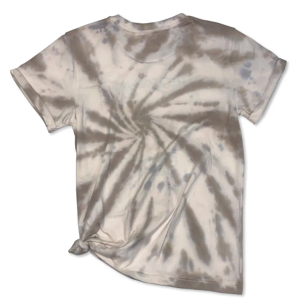 Tie Dye Dagger Skull Side Tie Boyfriend Tee sold by Ed Hardy product image thumbnail 2