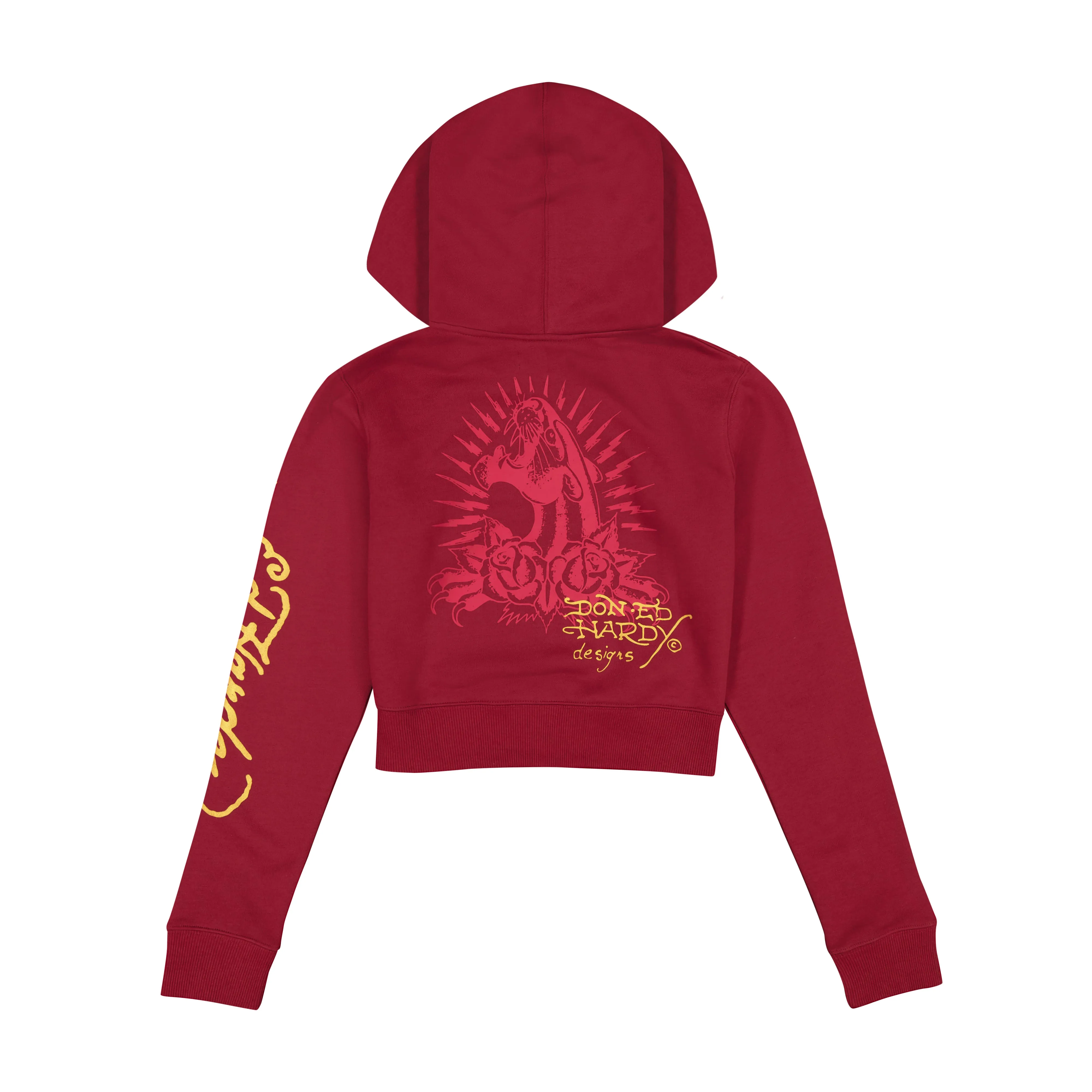 Amor Butterfly Cropped Hoodie sold by Ed Hardy product image thumbnail 2