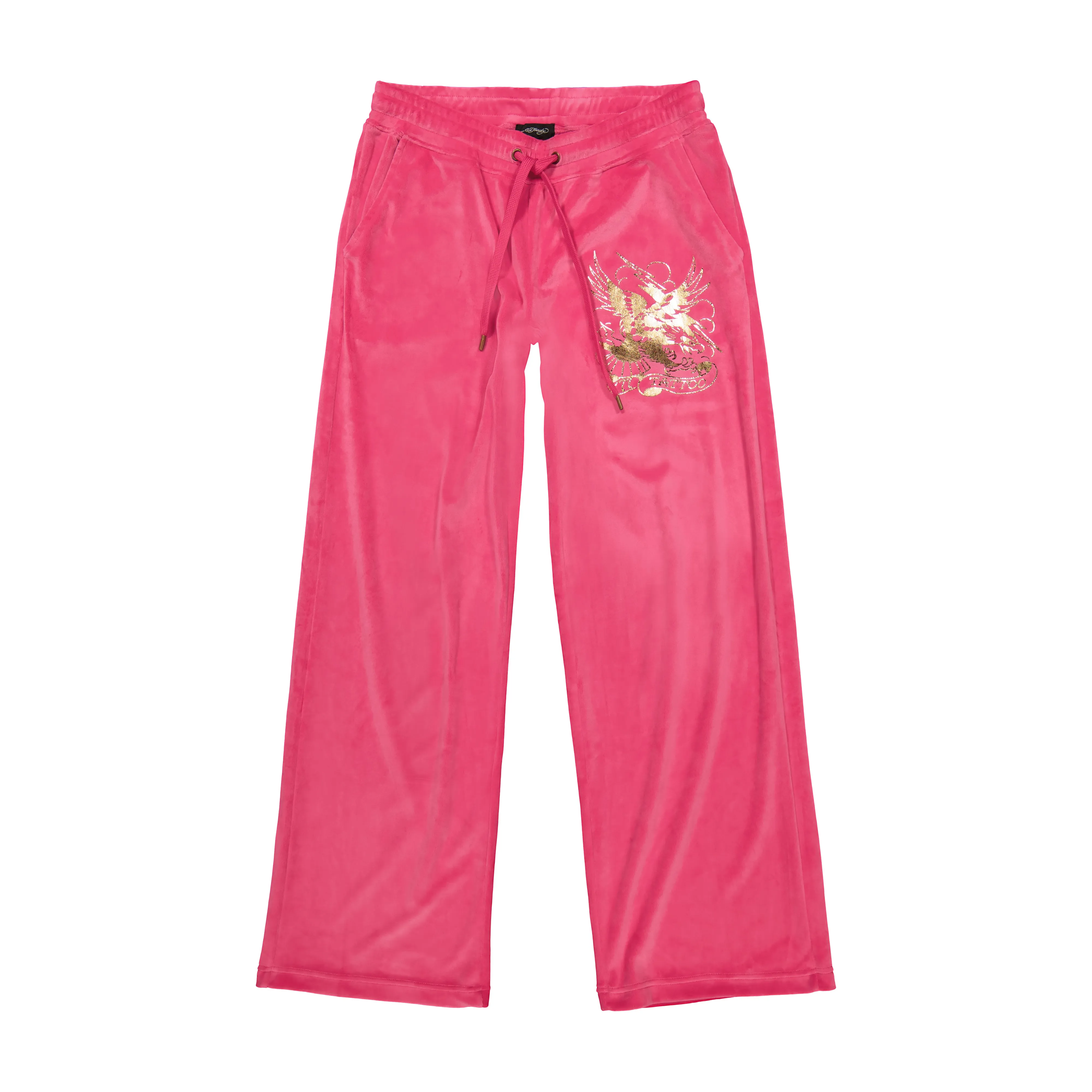 Tattoo Eagle Y2K Velour Sweatpants sold by Ed Hardy