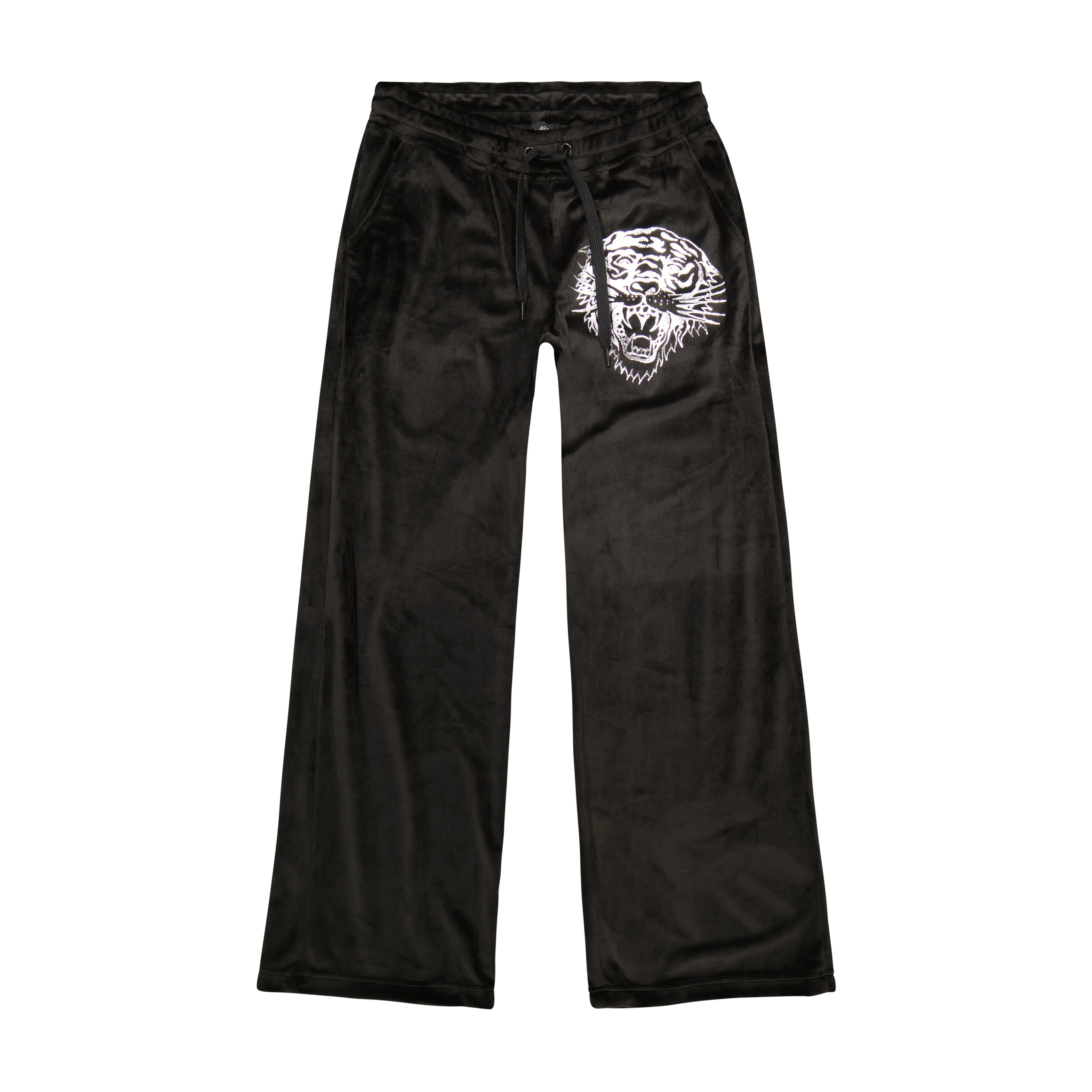 Tiger Head Y2K Velour Sweatpants sold by Ed Hardy