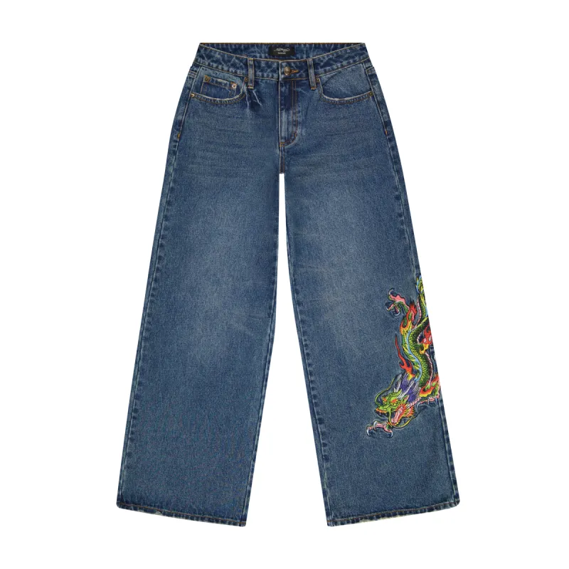 Dragon Baggy Jean sold by Ed Hardy