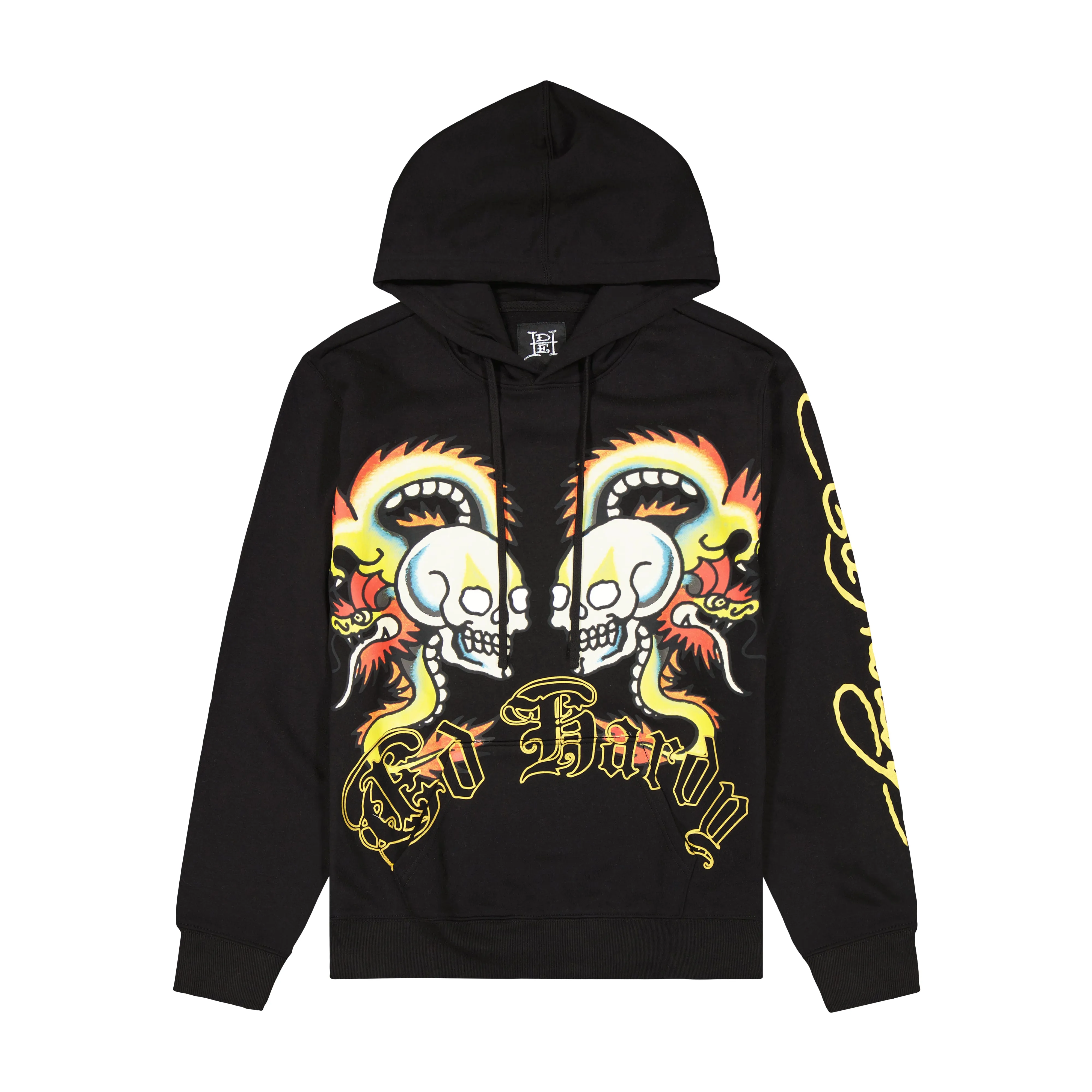 Dragon Skull Mens Hoodie sold by Ed Hardy