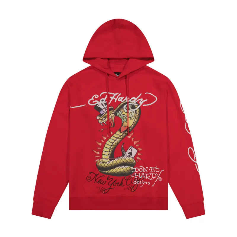 Cobra Ace Mens Hoodie sold by Ed Hardy