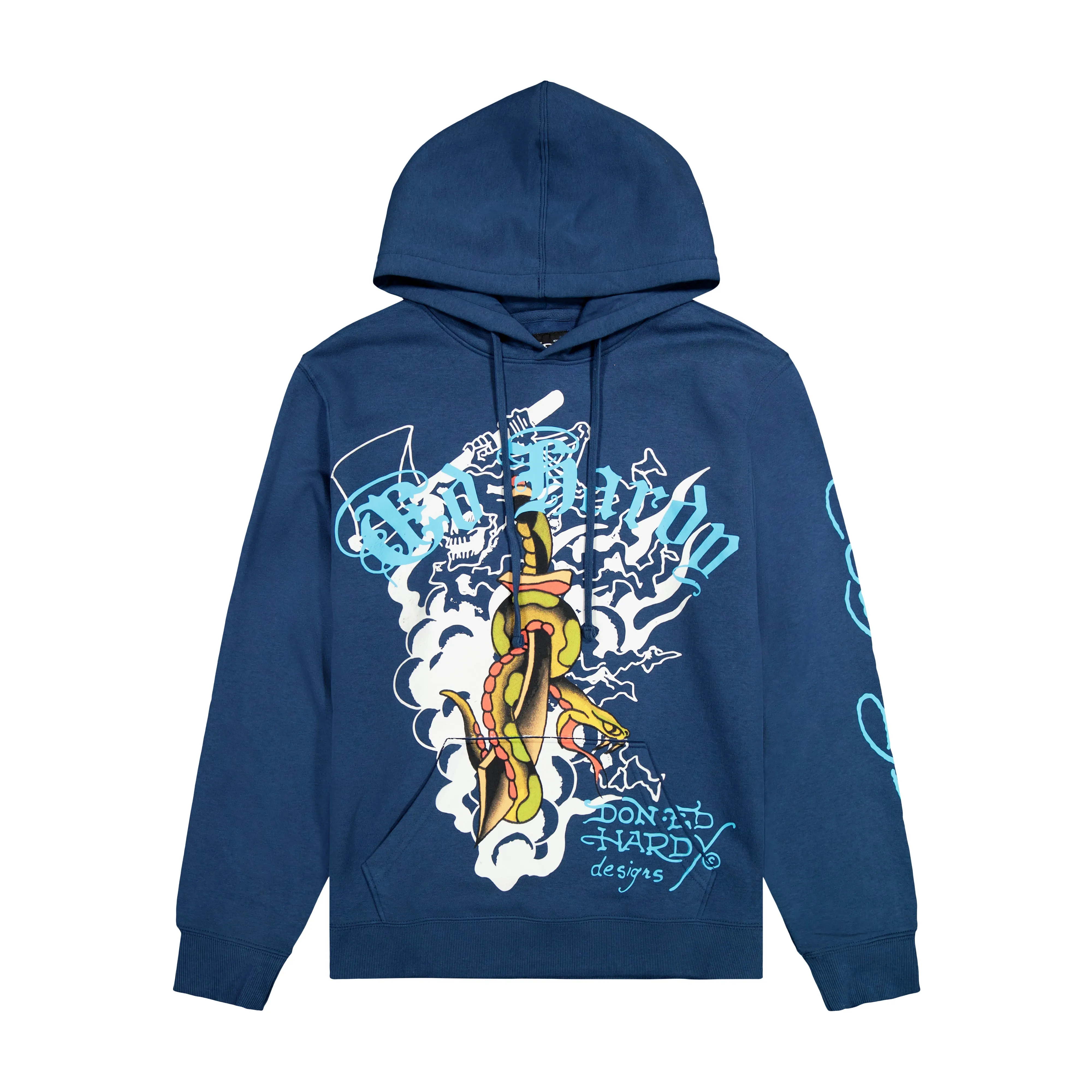 Dagger Snake Mens Hoodie sold by Ed Hardy