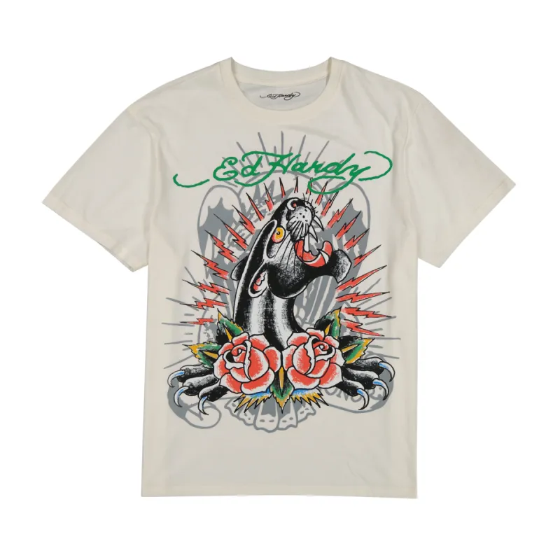 Panther Rose Throwback Tee sold by Ed Hardy