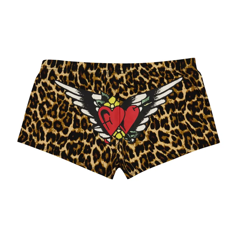 Leopard Booty Shorts sold by Ed Hardy