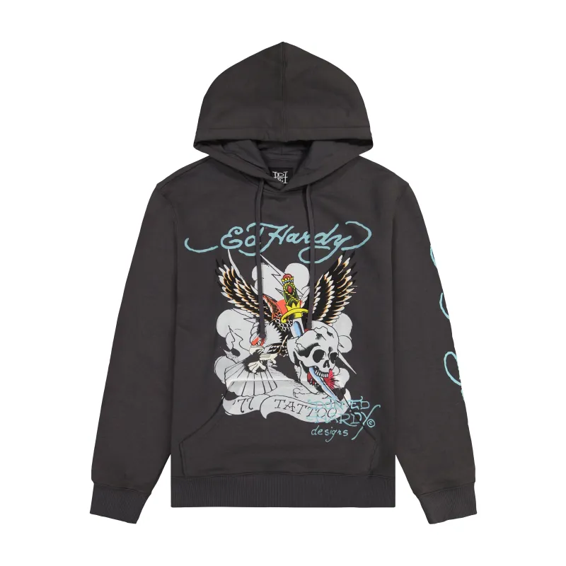 77 Eagle Fleece Pullover Hoodie sold by Ed Hardy