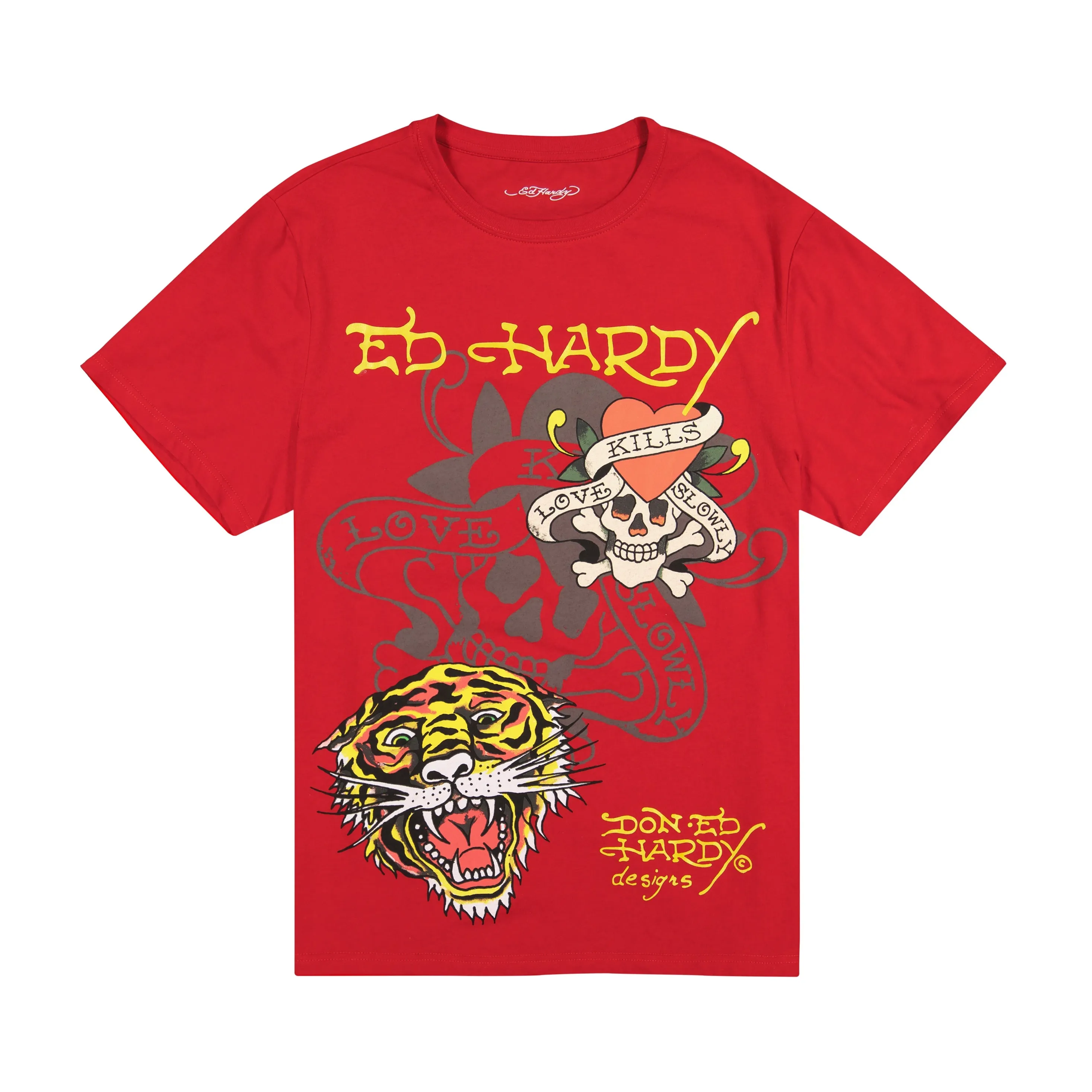 Tiger Skull Multi Tattoo Tee sold by Ed Hardy