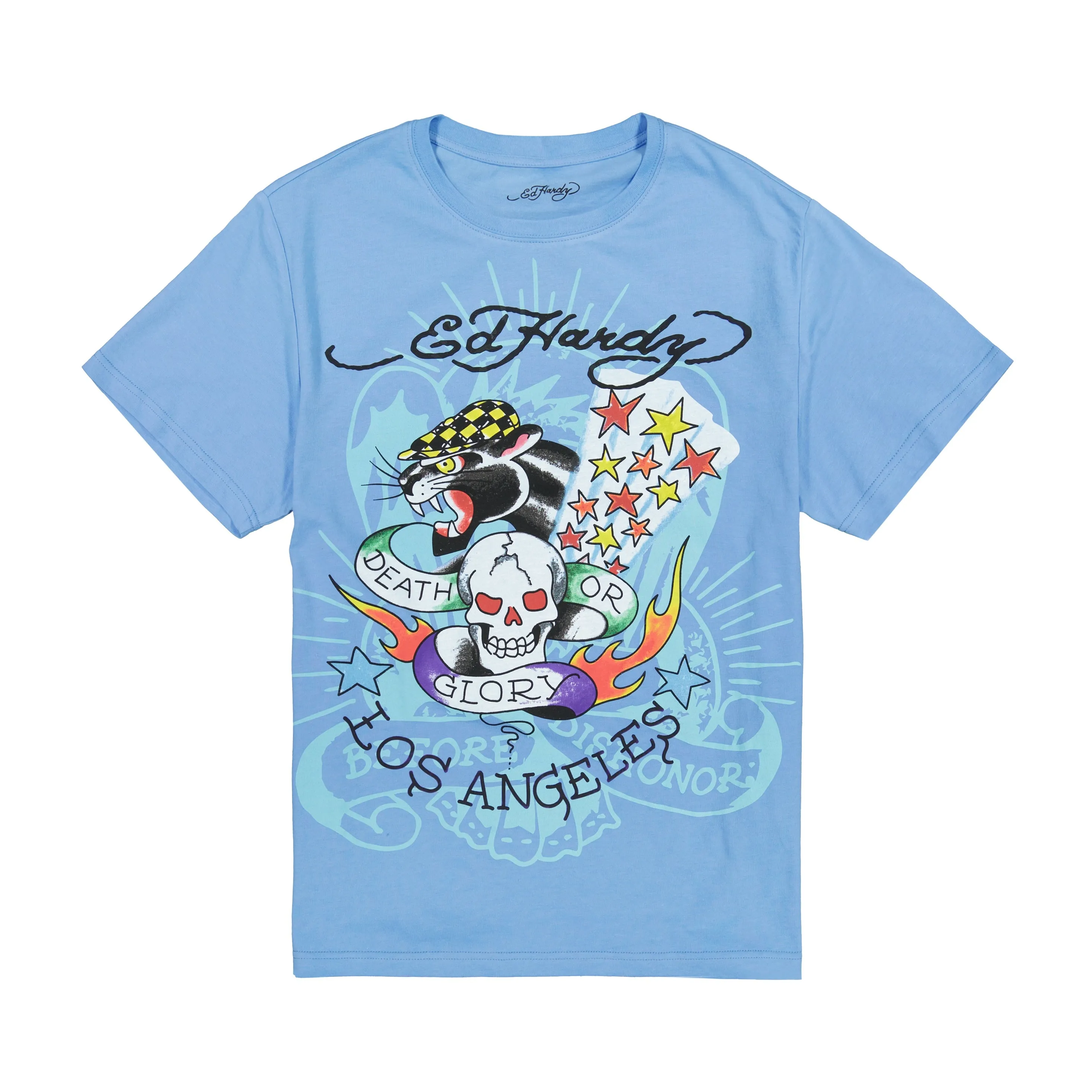 Skull Panther Throwback Graphic Tee sold by Ed Hardy