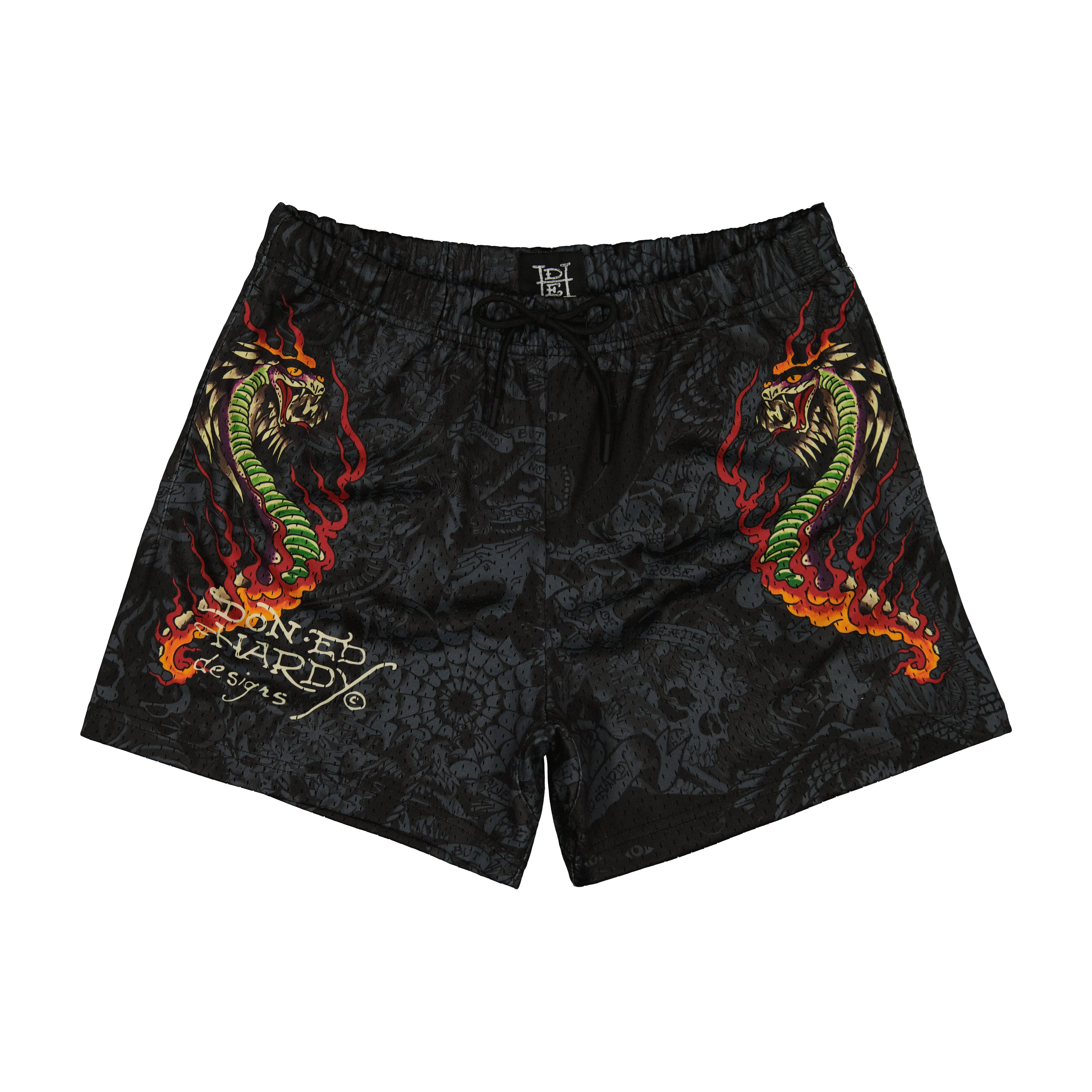 Cobra Flame Mesh Short sold by Ed Hardy