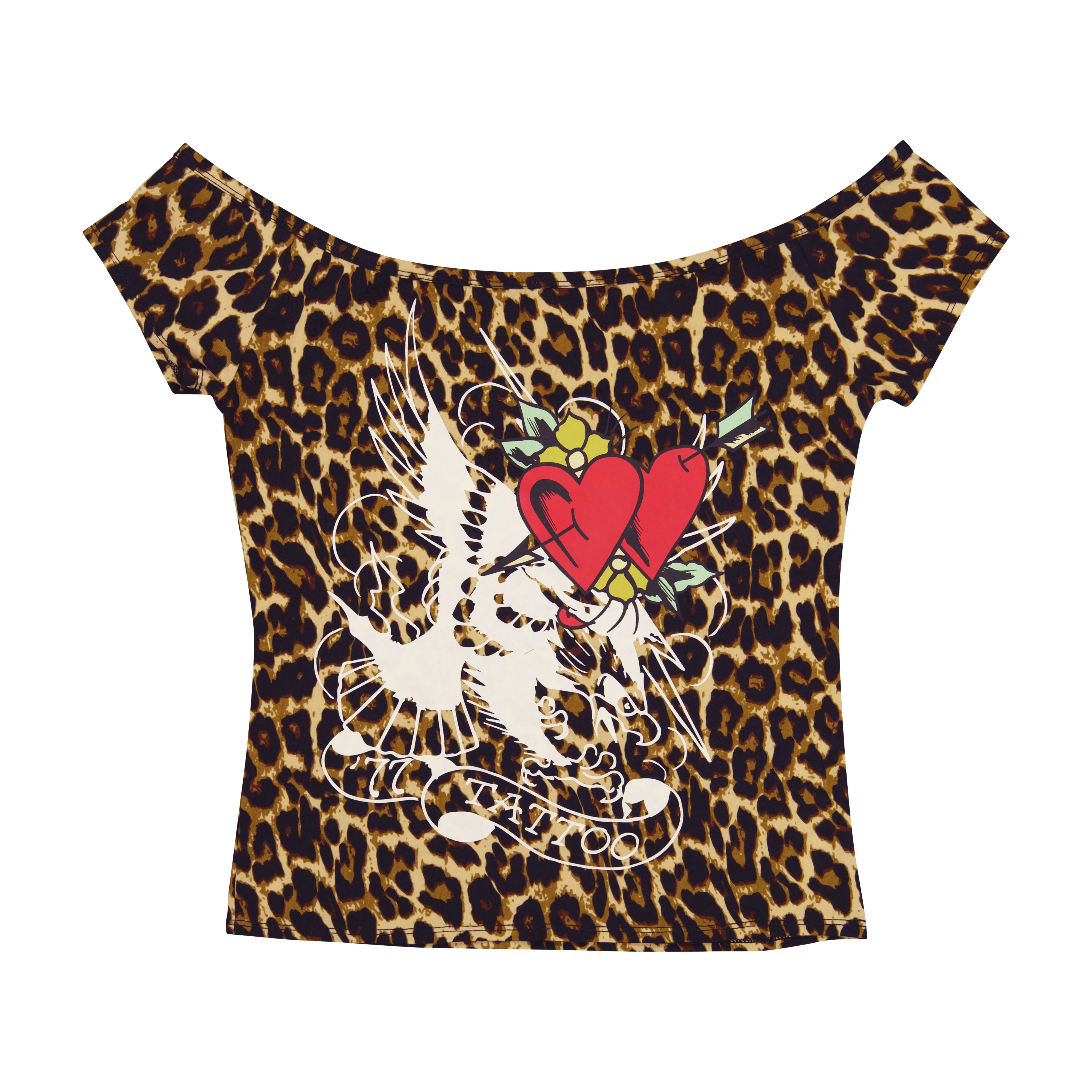 Hearts Off The Shoulder Top sold by Ed Hardy product image thumbnail 2