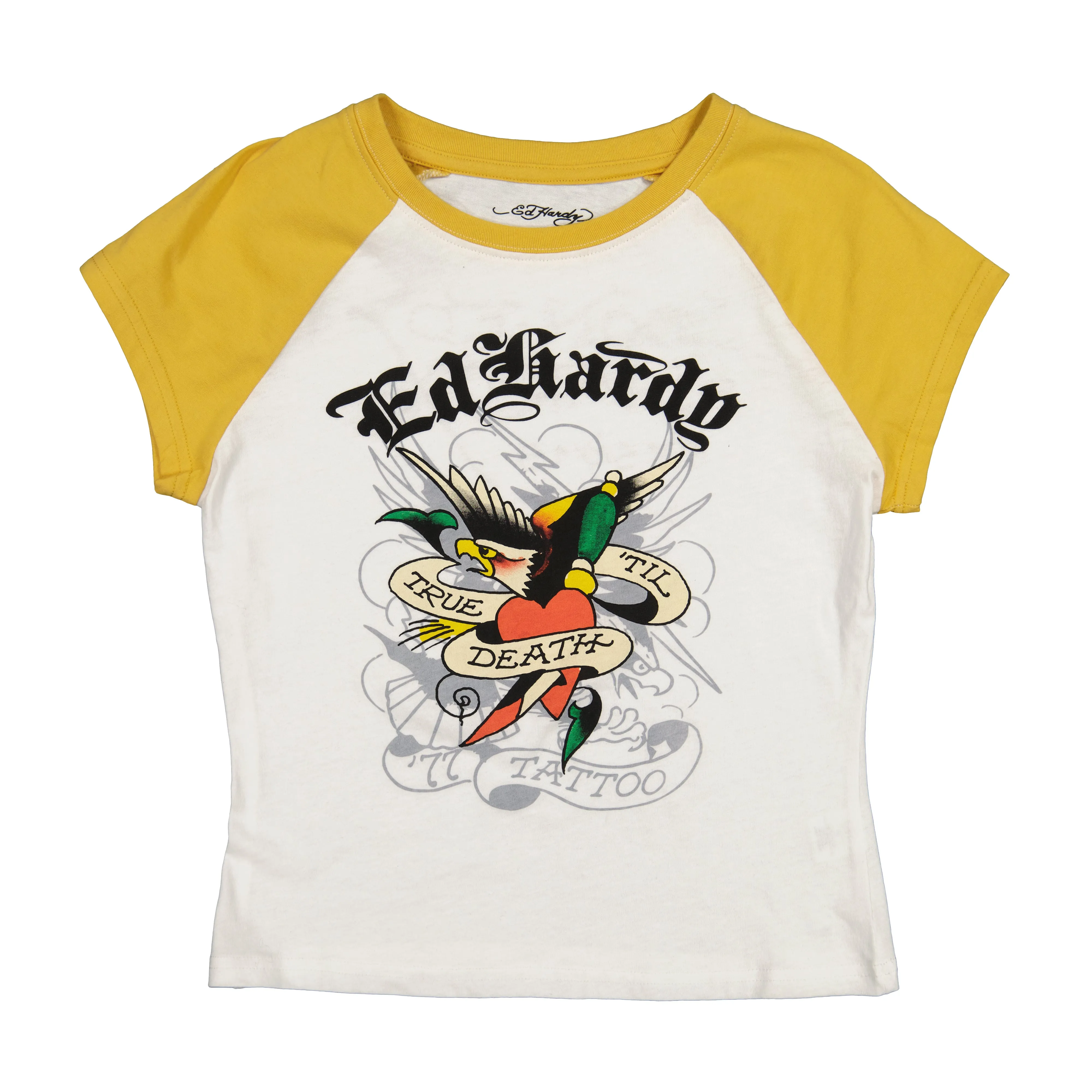 True Eagle Raglan Cap Sleeve Tee sold by Ed Hardy