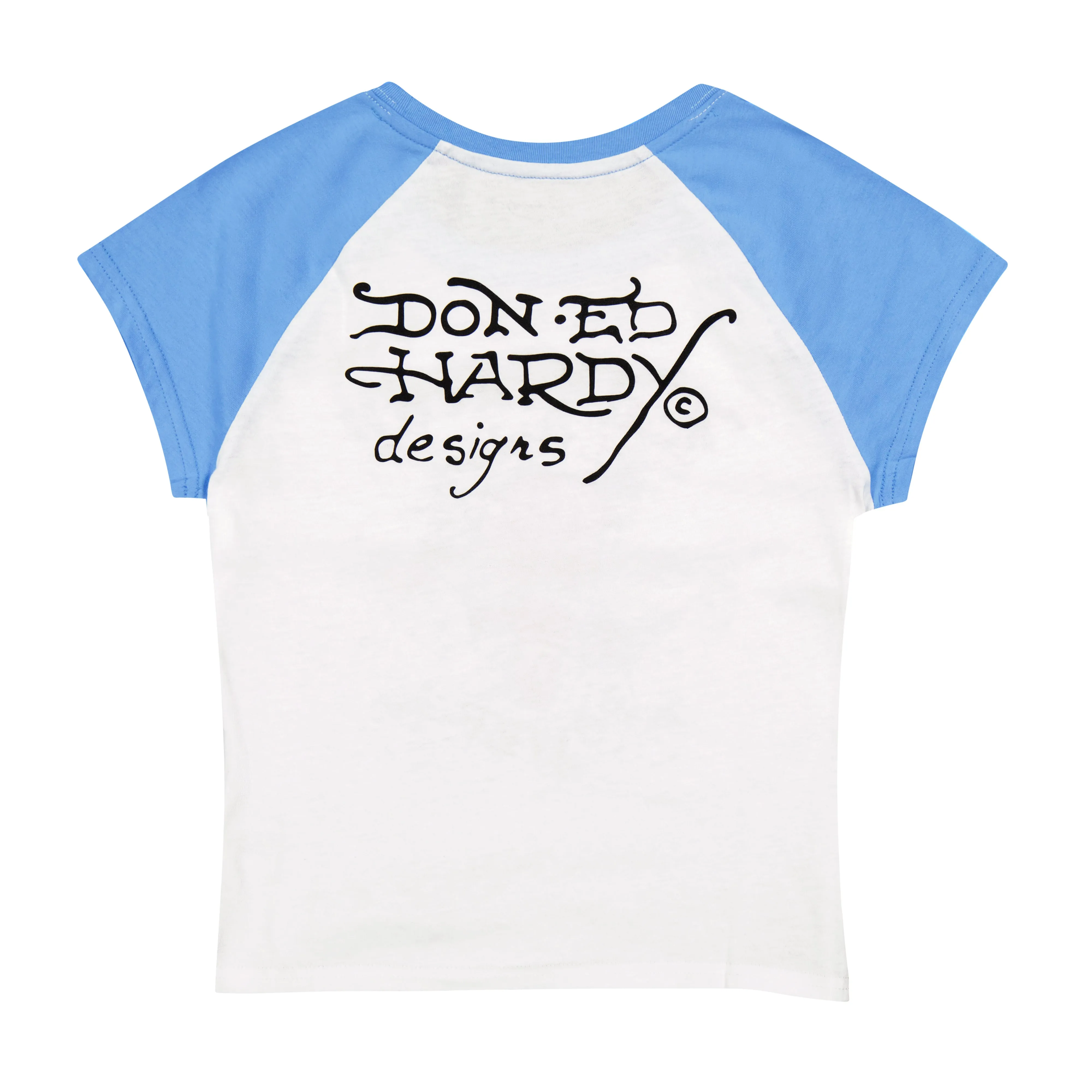 Devil Flower Raglan Cap Sleeve Tee sold by Ed Hardy product image thumbnail 2