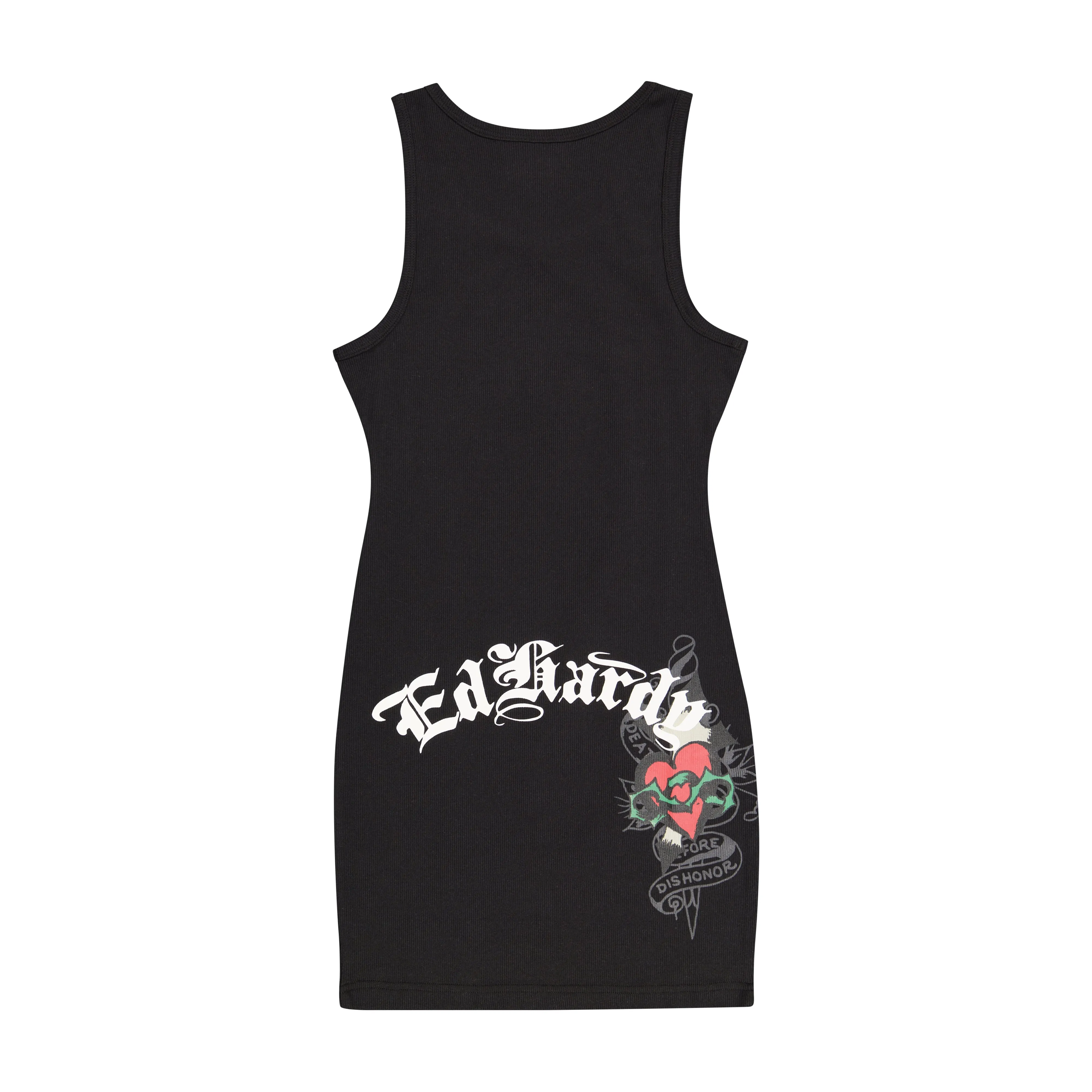 Sacred Heart Rib Tank Dress sold by Ed Hardy product image thumbnail 2