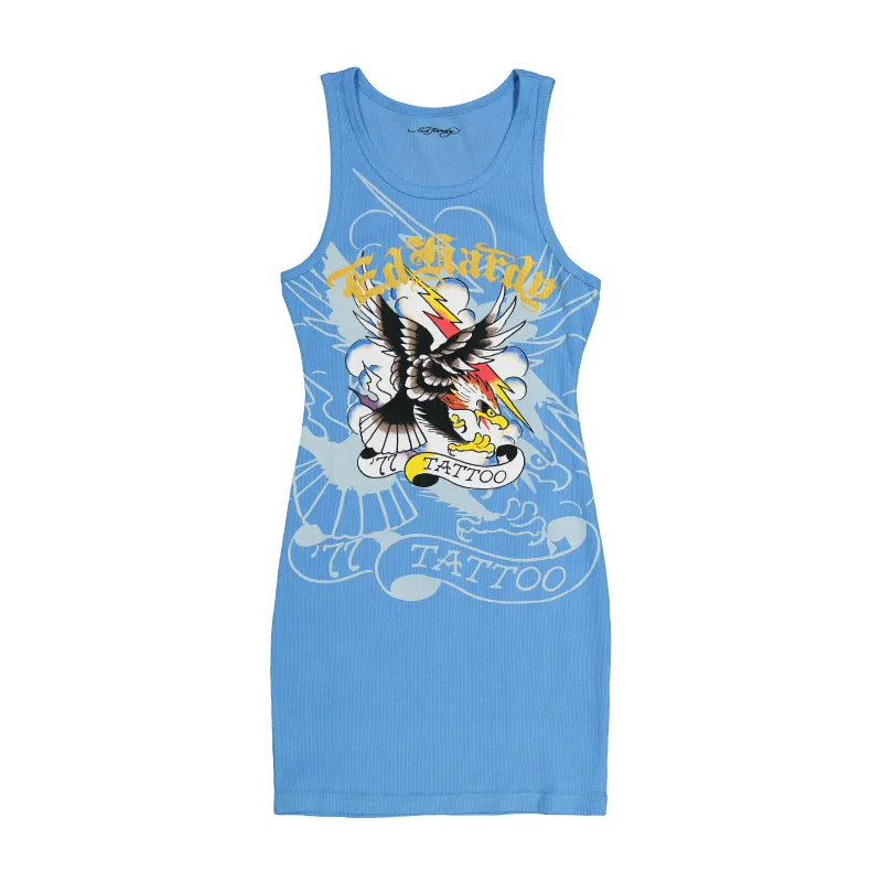 77 Eagle Rib Tank Dress sold by Ed Hardy