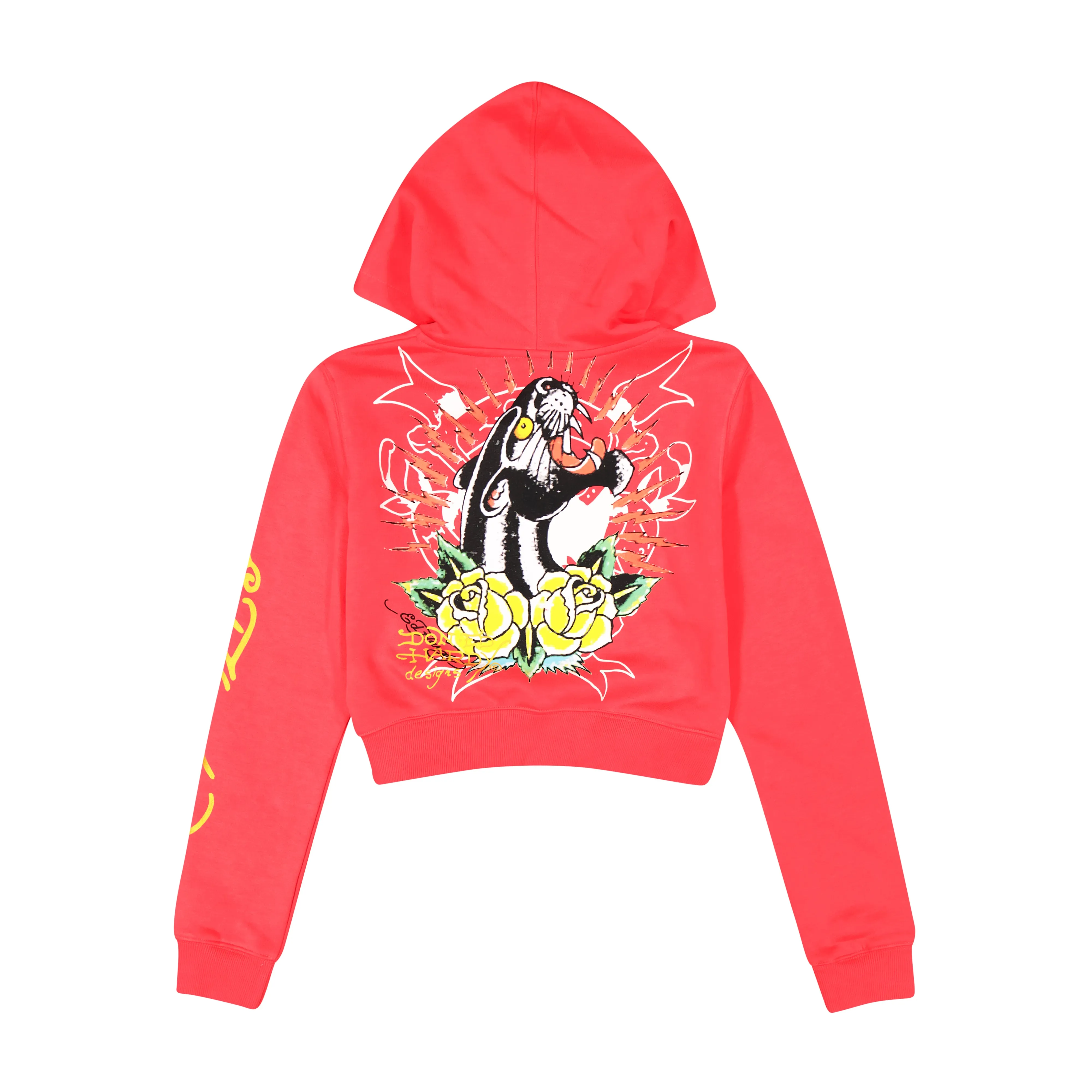 Panther Cropped Hoodie sold by Ed Hardy product image thumbnail 2