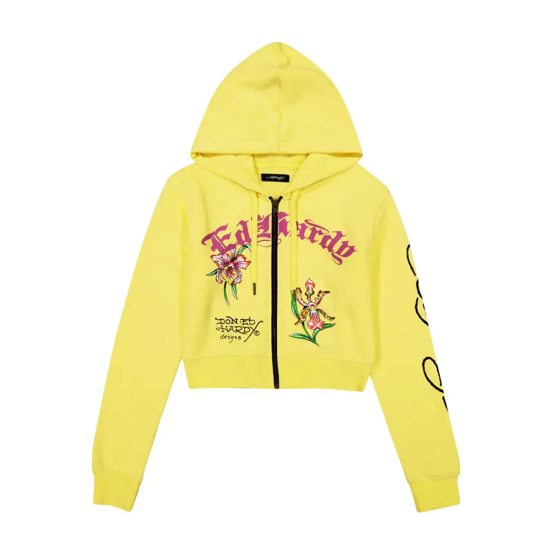 Phoenix Cropped Hoodie sold by Ed Hardy