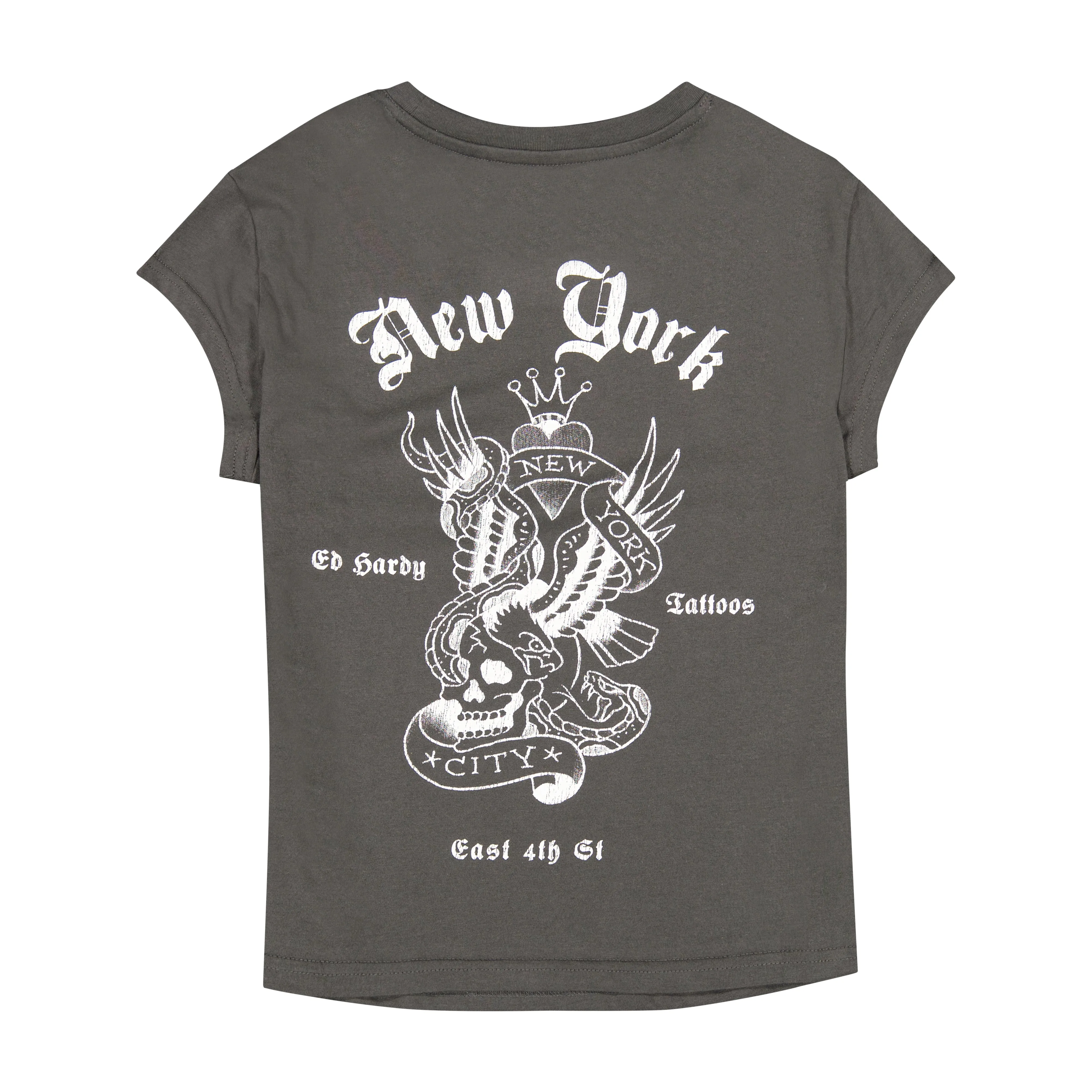NY Eagle Cap Sleeve Tee sold by Ed Hardy