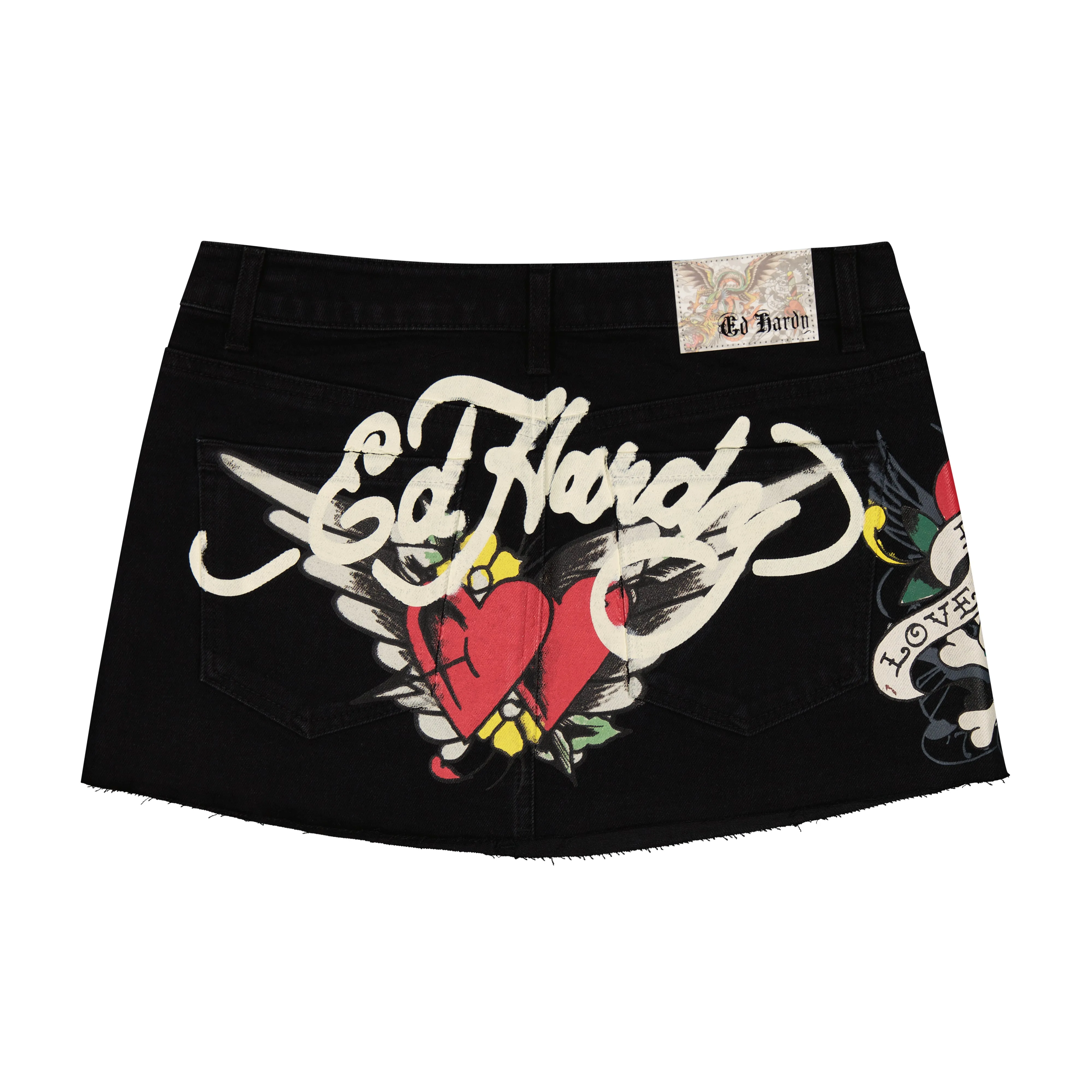 LKS Skull Denim Skirt sold by Ed Hardy product image thumbnail 2