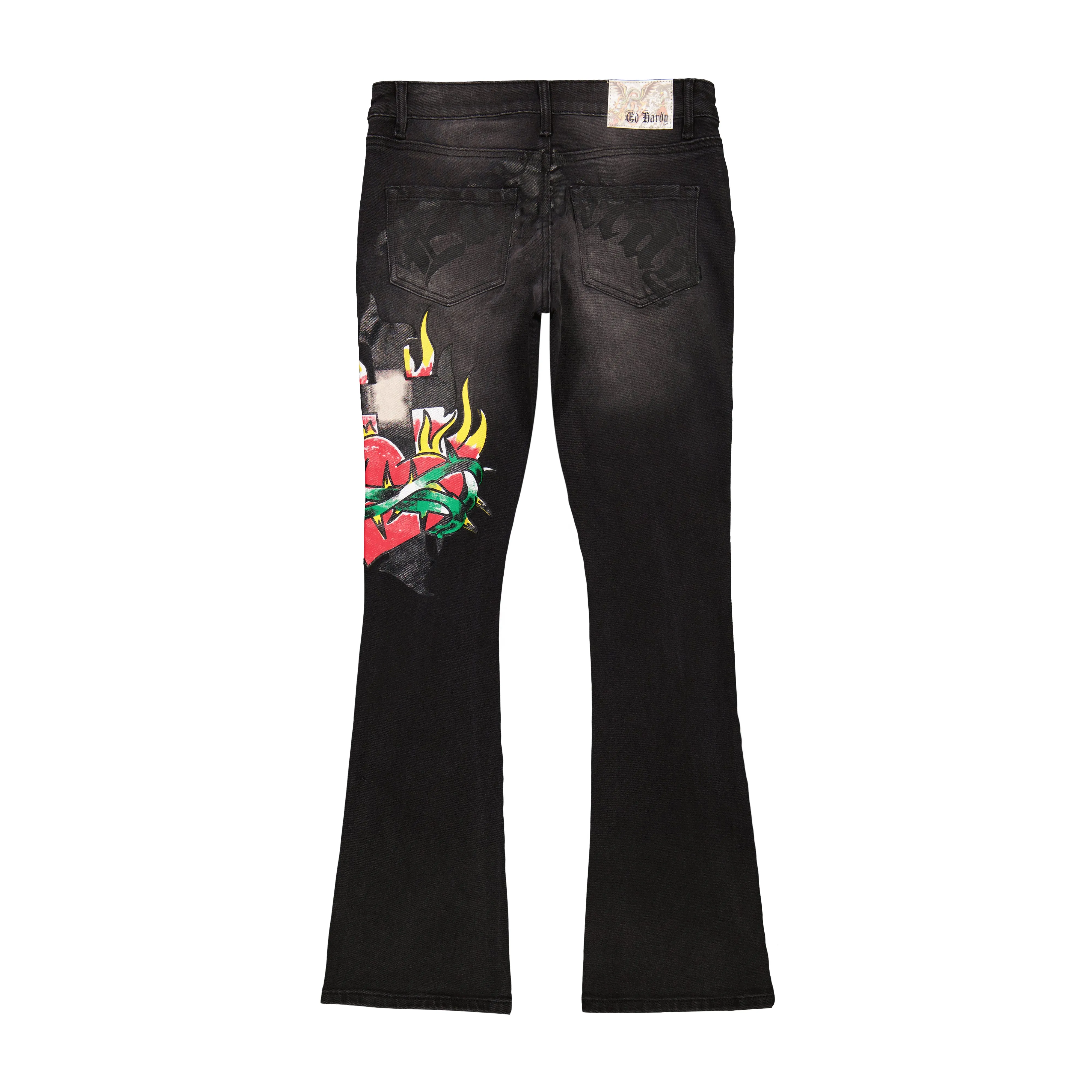 Sacred Heart Low Waist Bootcut Jean sold by Ed Hardy product image thumbnail 2