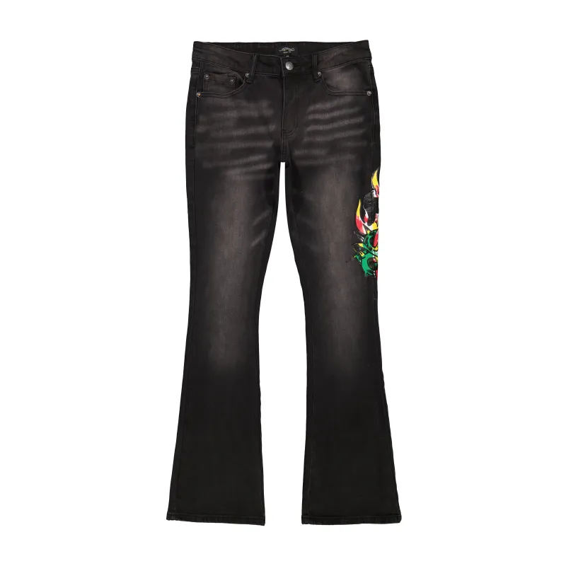 Sacred Heart Low Waist Bootcut Jean sold by Ed Hardy