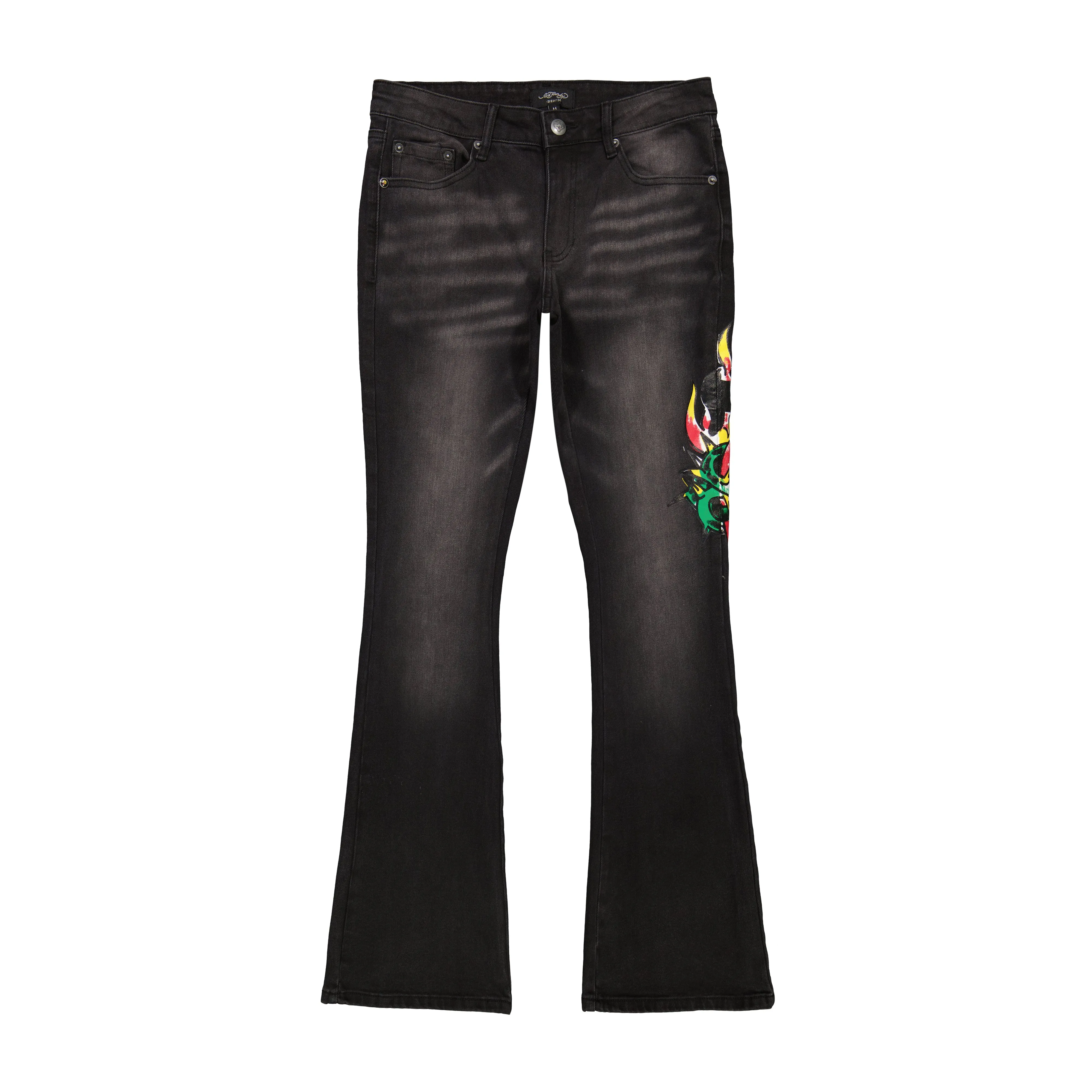 Sacred Heart Low Waist Bootcut Jean sold by Ed Hardy