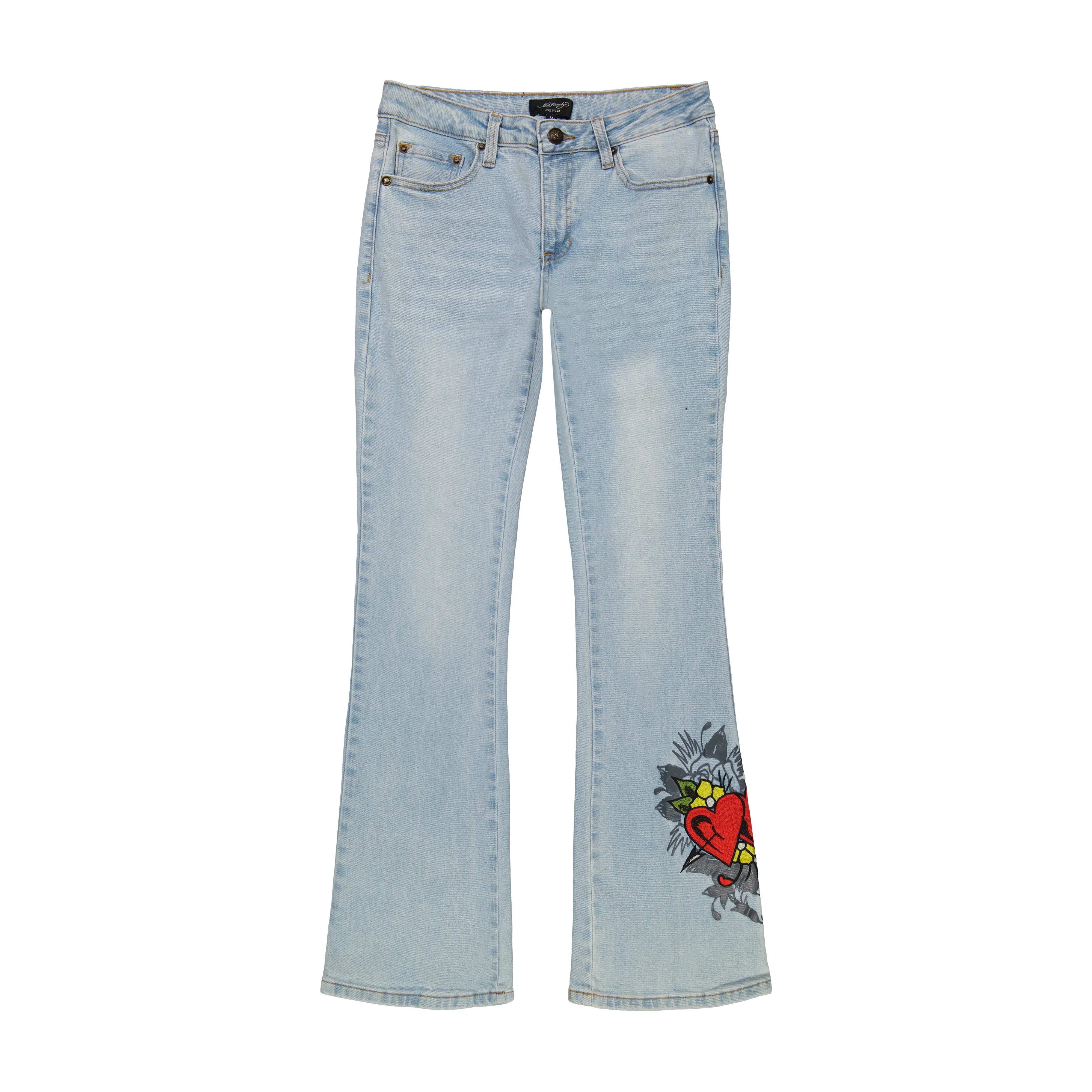 Hearts Low Waist Bootcut Jean sold by Ed Hardy