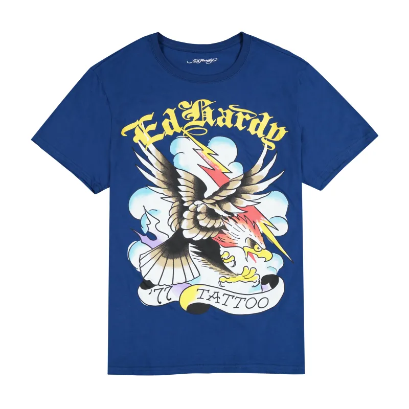 77 Eagle Throwback Graphic Tee sold by Ed Hardy