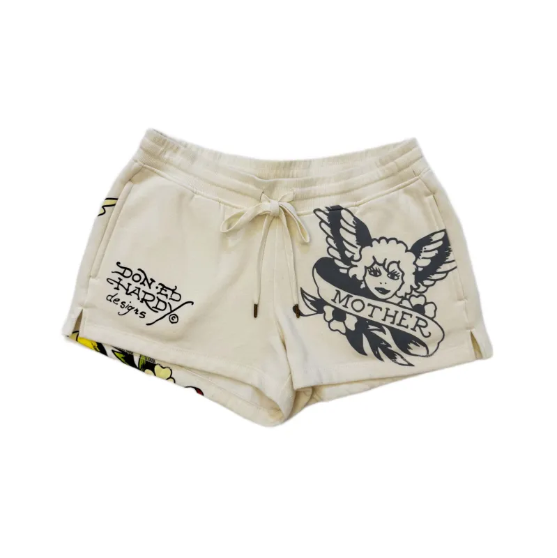 Cherub Y2K Fleece Shorts sold by Ed Hardy