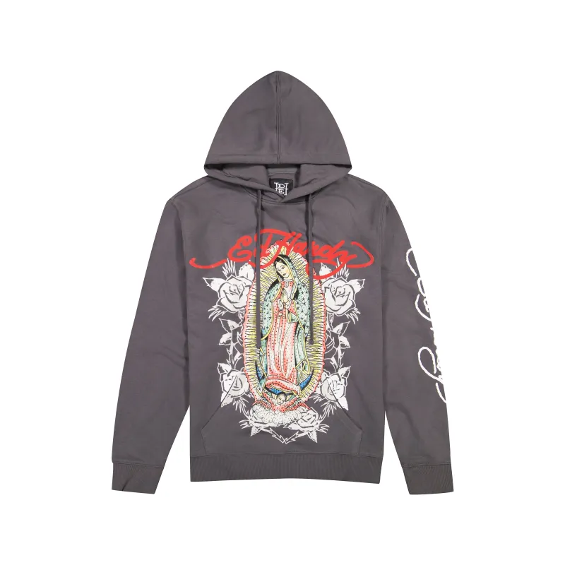 Mary Men's Hoodie sold by Ed Hardy