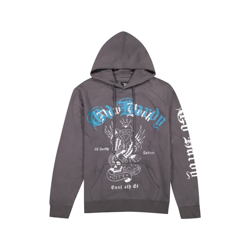 NY Eagle Men's Hoodie sold by Ed Hardy