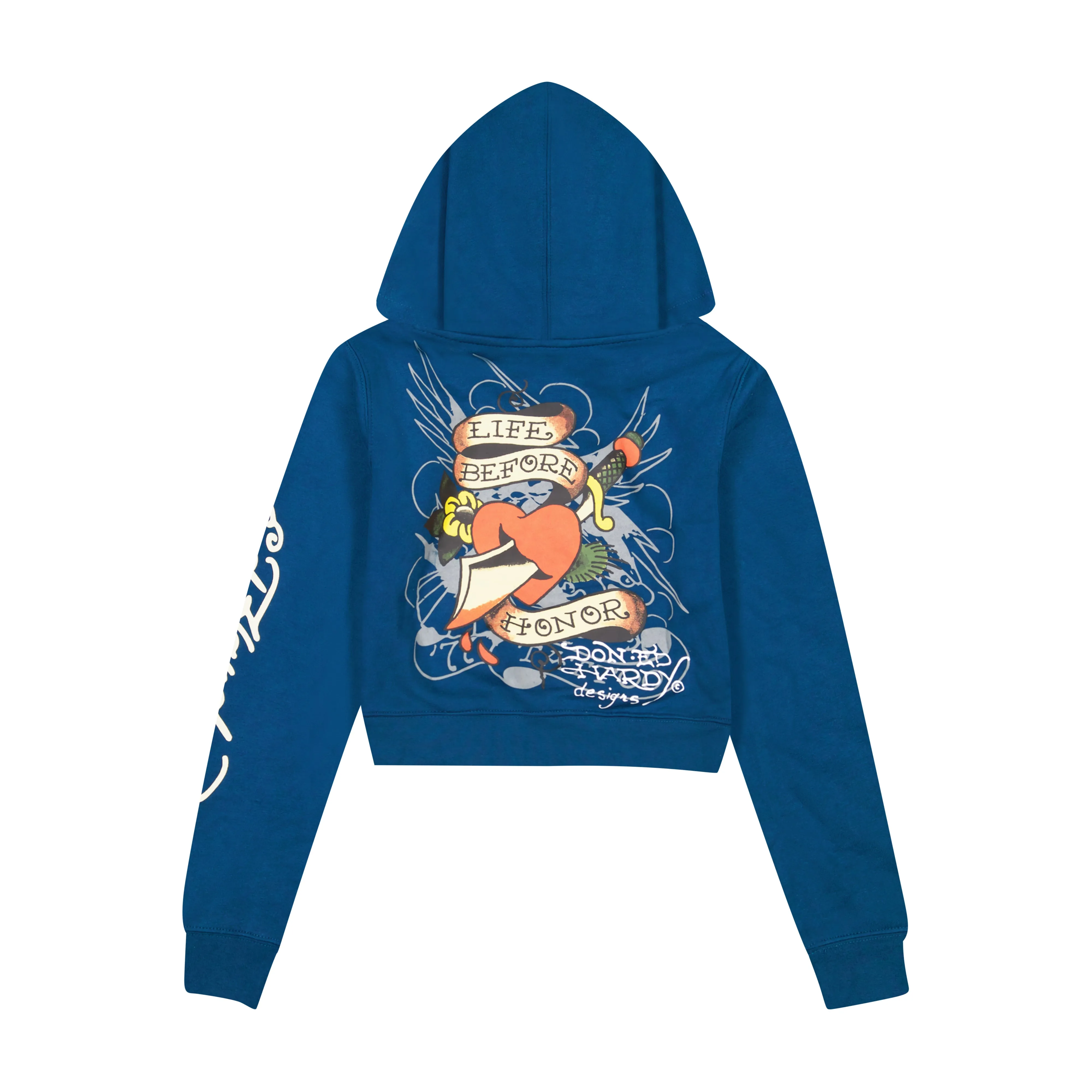 LKS Skull Zip Front Hoodie sold by Ed Hardy product image thumbnail 2