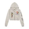 LKS Skull Zip Front Hoodie sold by Ed Hardy