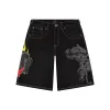 Panther Heart Denim Shorts sold by Ed Hardy